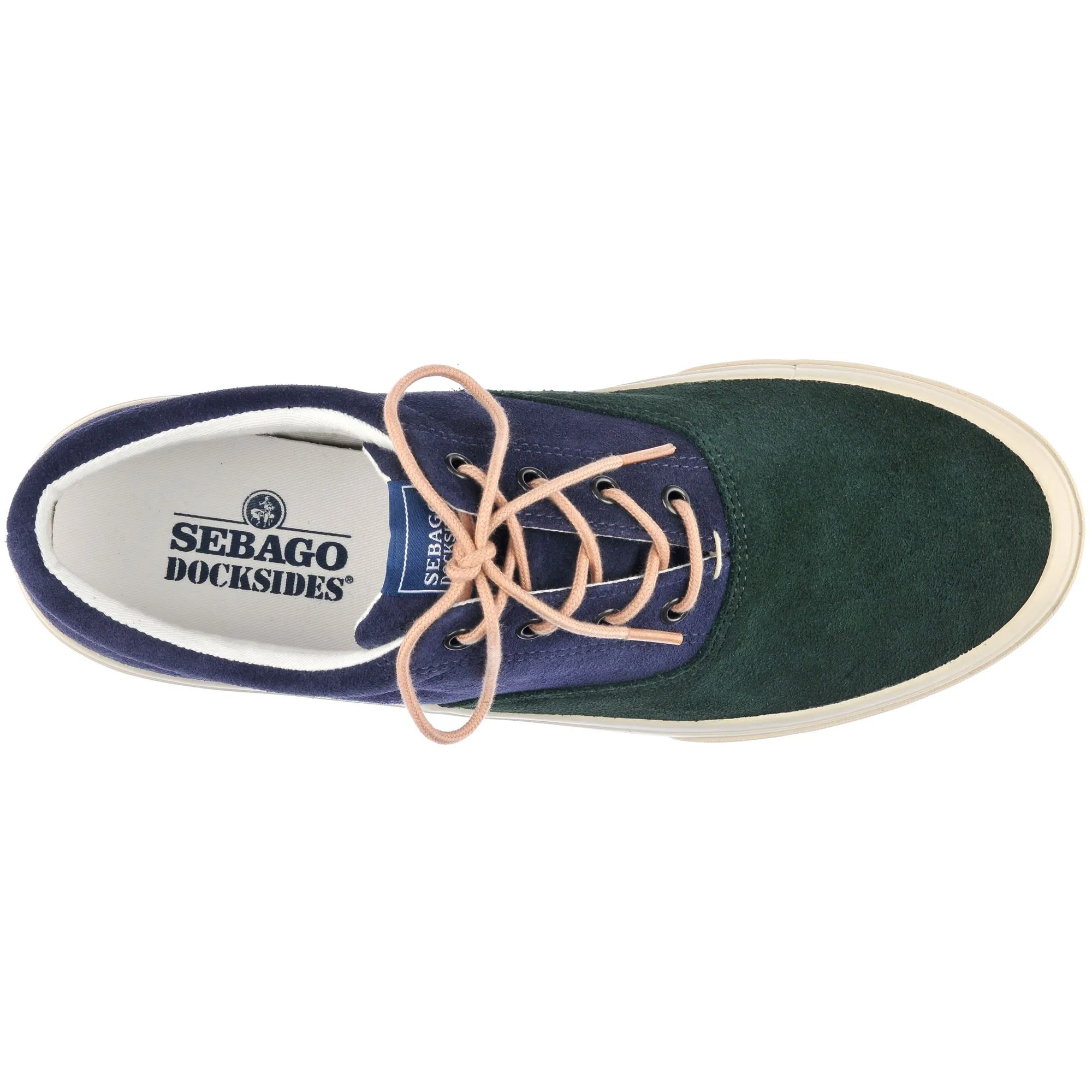 JOHN SUEDE BICOLOR - Sneakers - Low Cut - Man - DKGREEN-BLUENAVY sold by Sebago product image thumbnail 4