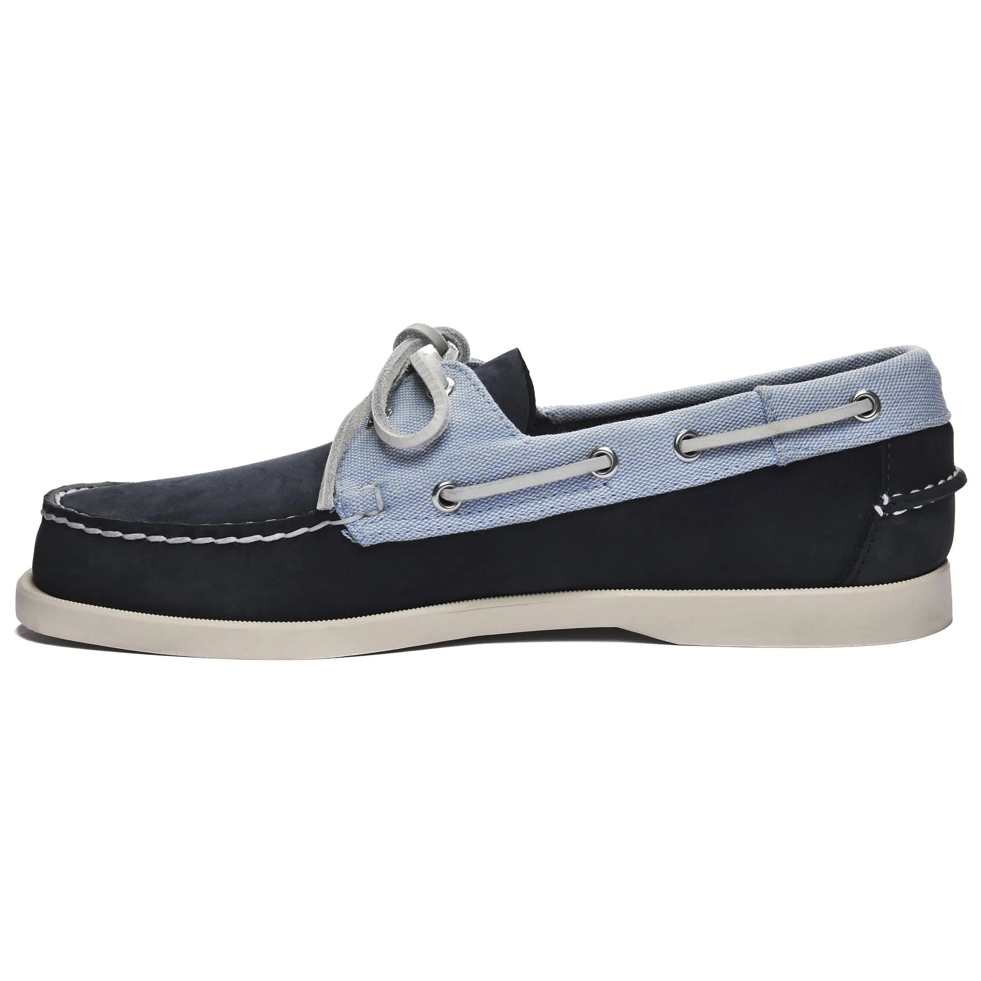 Portland NBK Panama - Docksides - Mocassin - Man - NAVY-LTBLUEWHITE sold by Sebago product image thumbnail 3