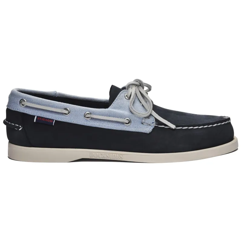 Portland NBK Panama - Docksides - Mocassin - Man - NAVY-LTBLUEWHITE sold by Sebago