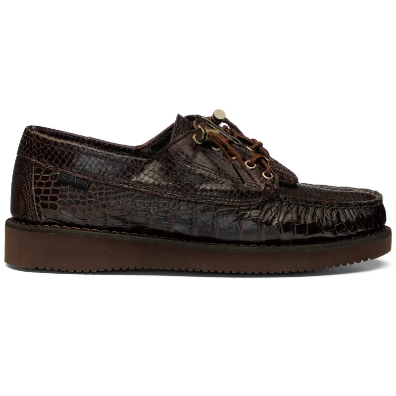 ZIPPERDECK EXOTIC - Moc - Moccasin - Man - BROWN SEAL made by Sebago