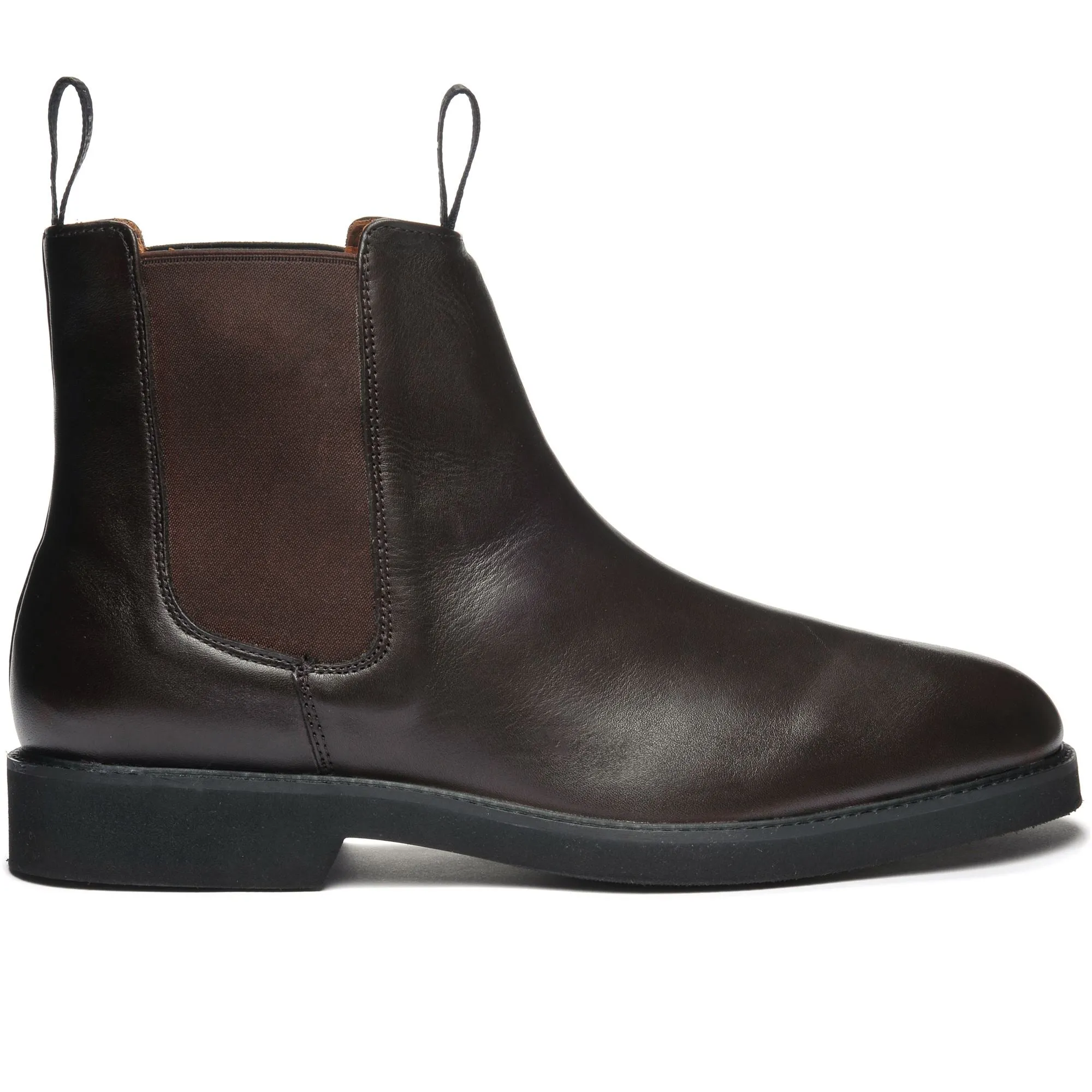 Chelsea Leather Po - Ankle Boots - Beatle - Man - DK BROWN sold by Sebago
