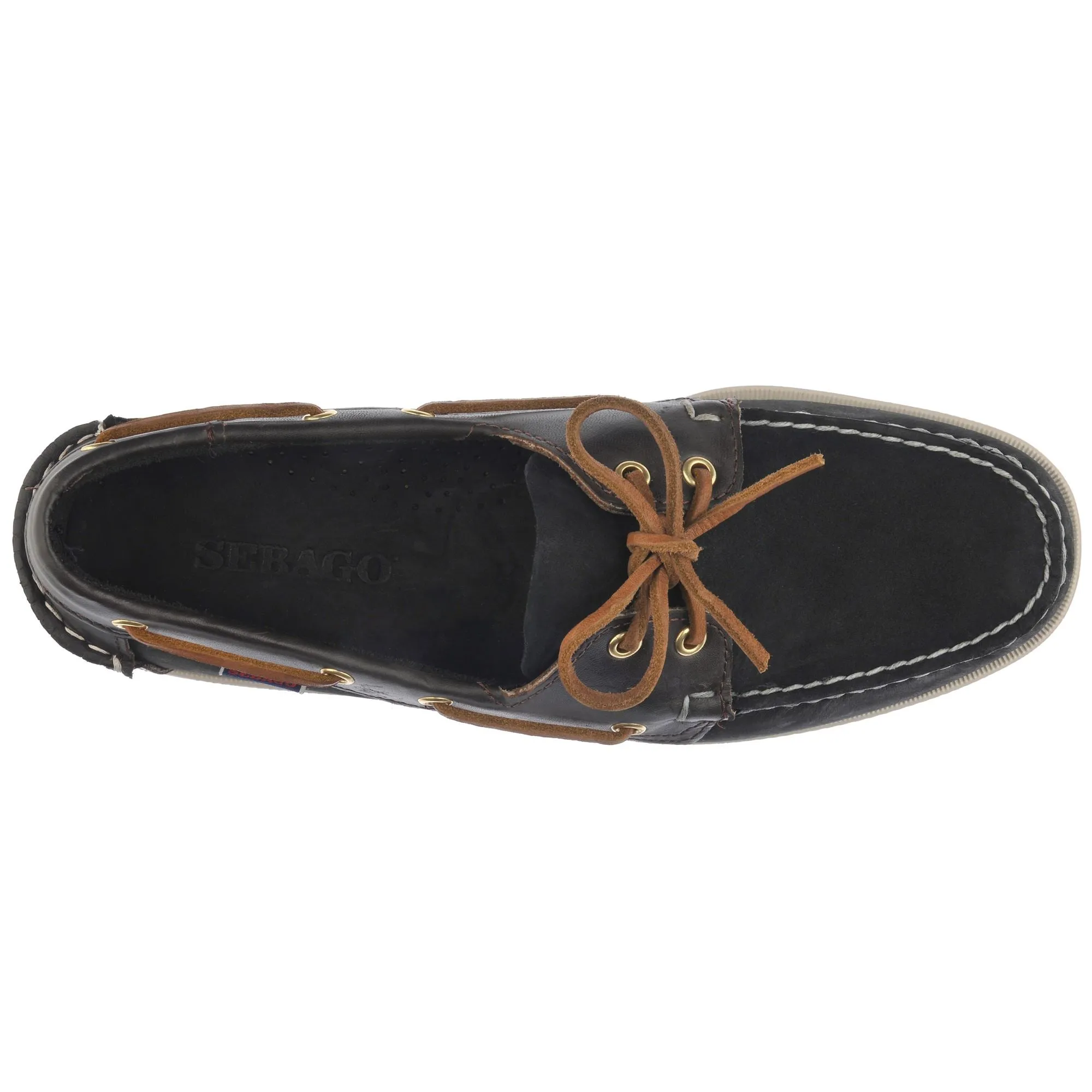 PORTLAND SPINNAKER NBK FGL - Docksides - Mocassin - Man - BLACK-DK BROWN sold by Sebago product image thumbnail 4