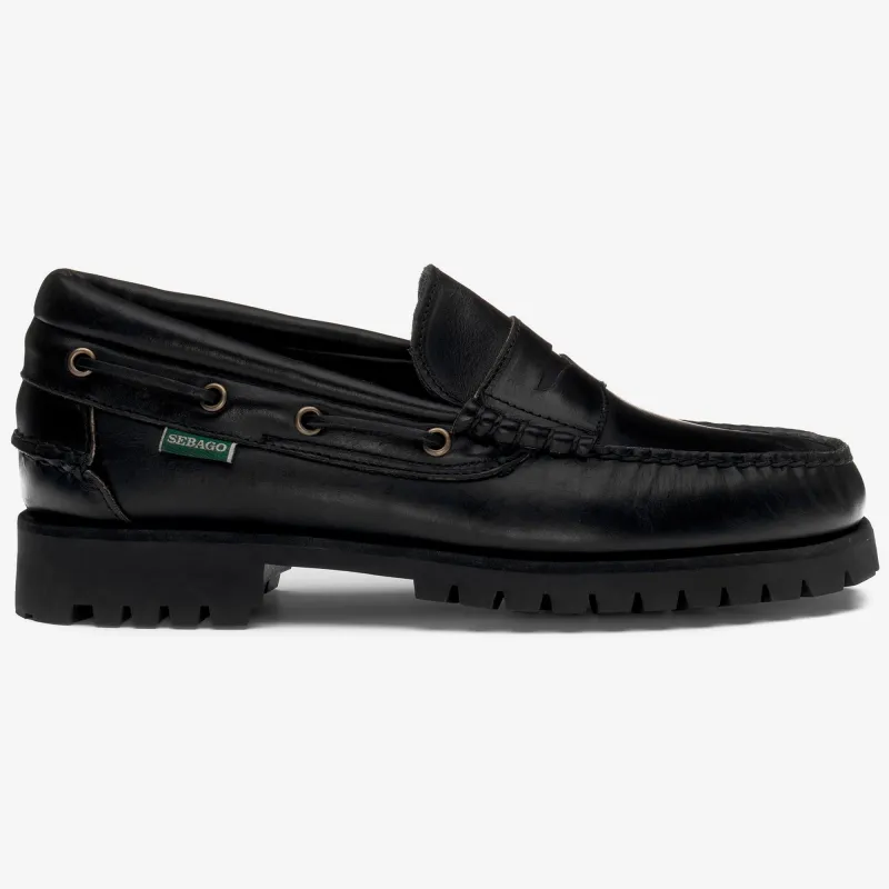 ACADIA MOCASSIN - Moc - Low Cut - Man - TOTAL BLACK sold by Sebago