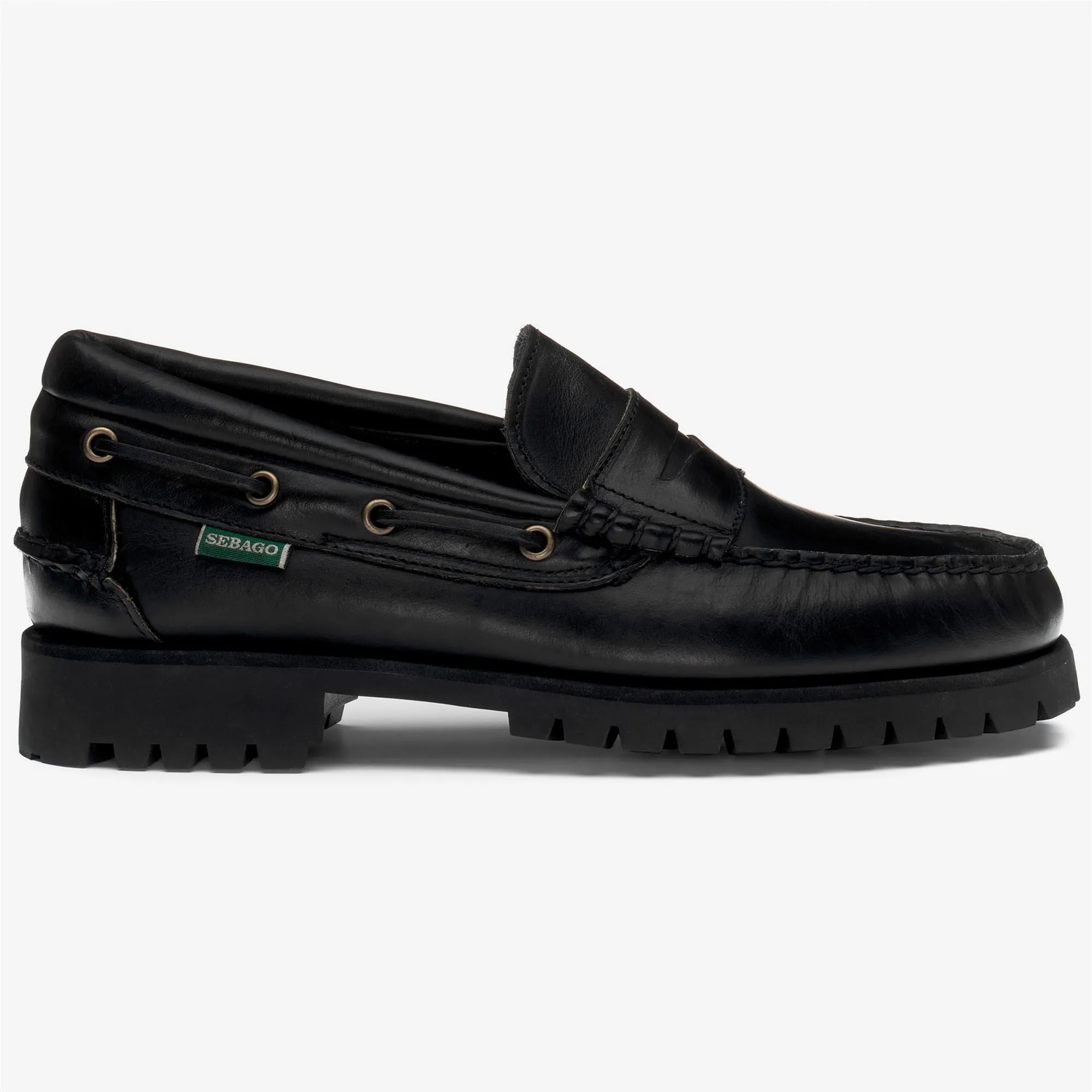 ACADIA MOCASSIN - Moc - Low Cut - Man - TOTAL BLACK sold by Sebago