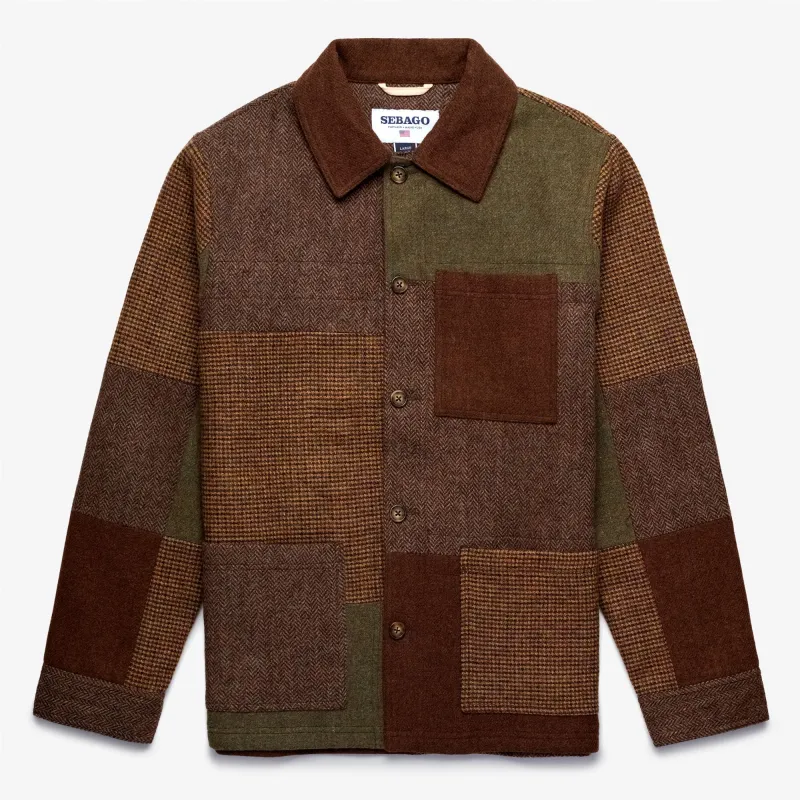 DORR PATCHWORK - Jackets - Jacket - Unisex - BROWN MULTICOLOR CHECK sold by Sebago