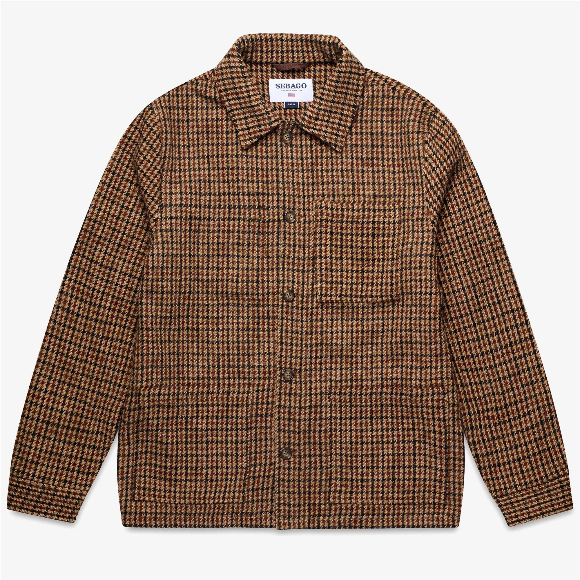 DORR PIED DE POULE - Jacket - Jackets - Man, woman - Beige-brown-dk navy sold by Sebago