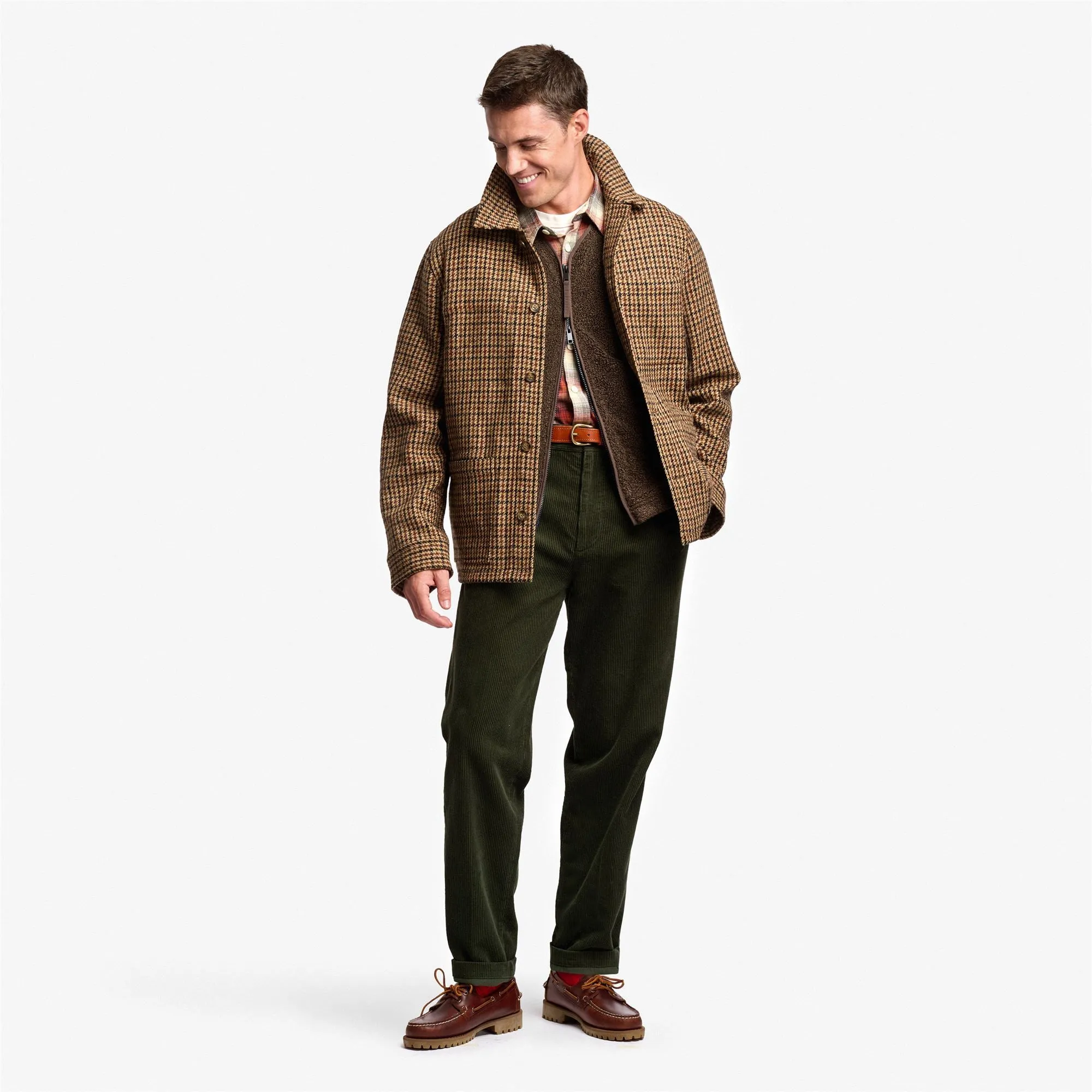 DORR PIED DE POULE - Jacket - Jackets - Man, woman - Beige-brown-dk navy sold by Sebago product image thumbnail 3