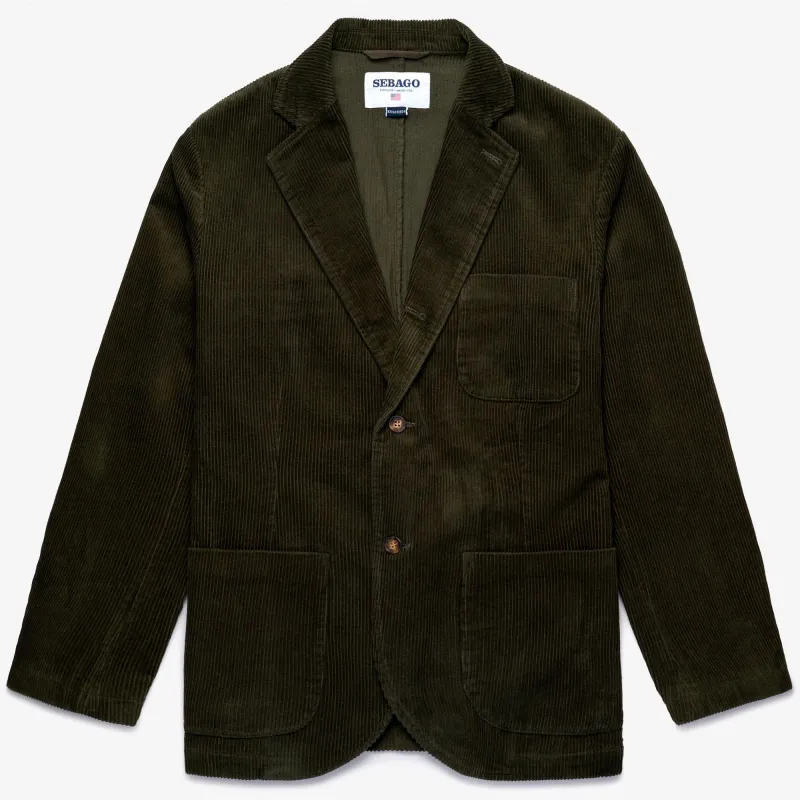 NEDDICK CORDUROY - Dresses - Jacket - Unisex - GREEN BLACK FOREST sold by Sebago