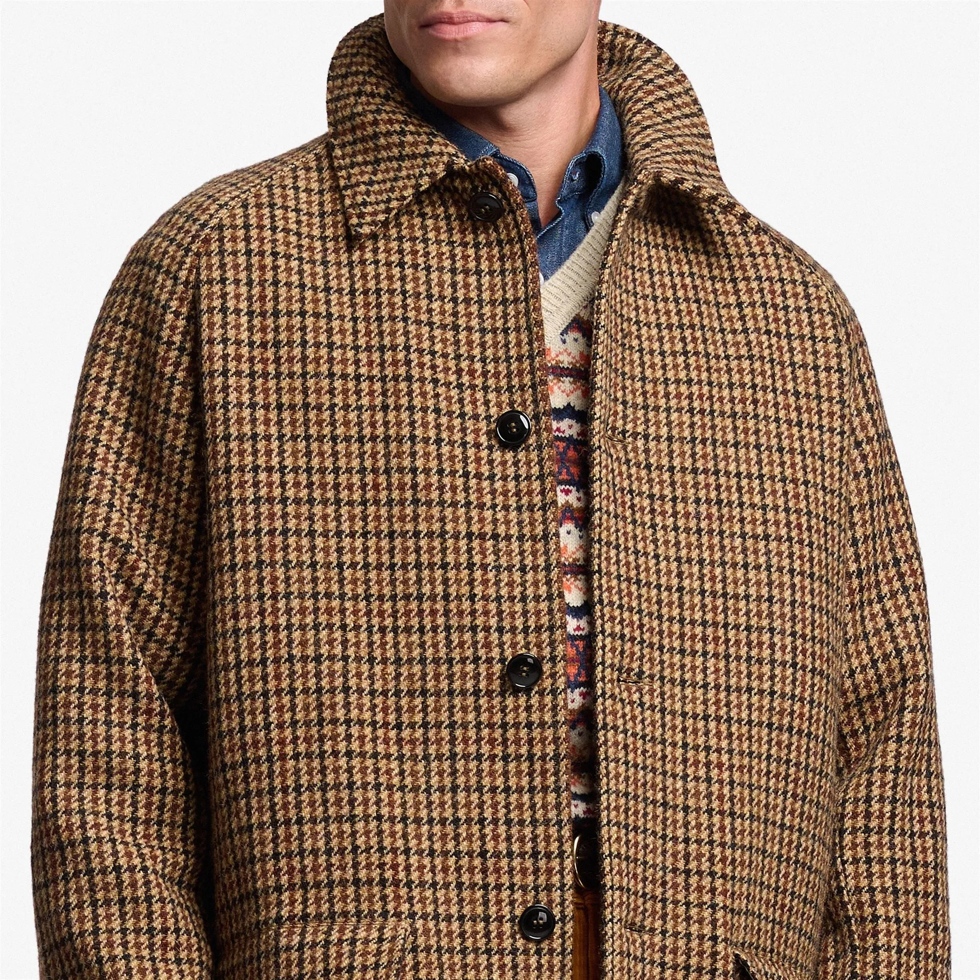 BEAM PIED DE POULE - Jackets - Coat - Unisex - BEIGE-BROWN-DK NAVY sold by Sebago product image thumbnail 5