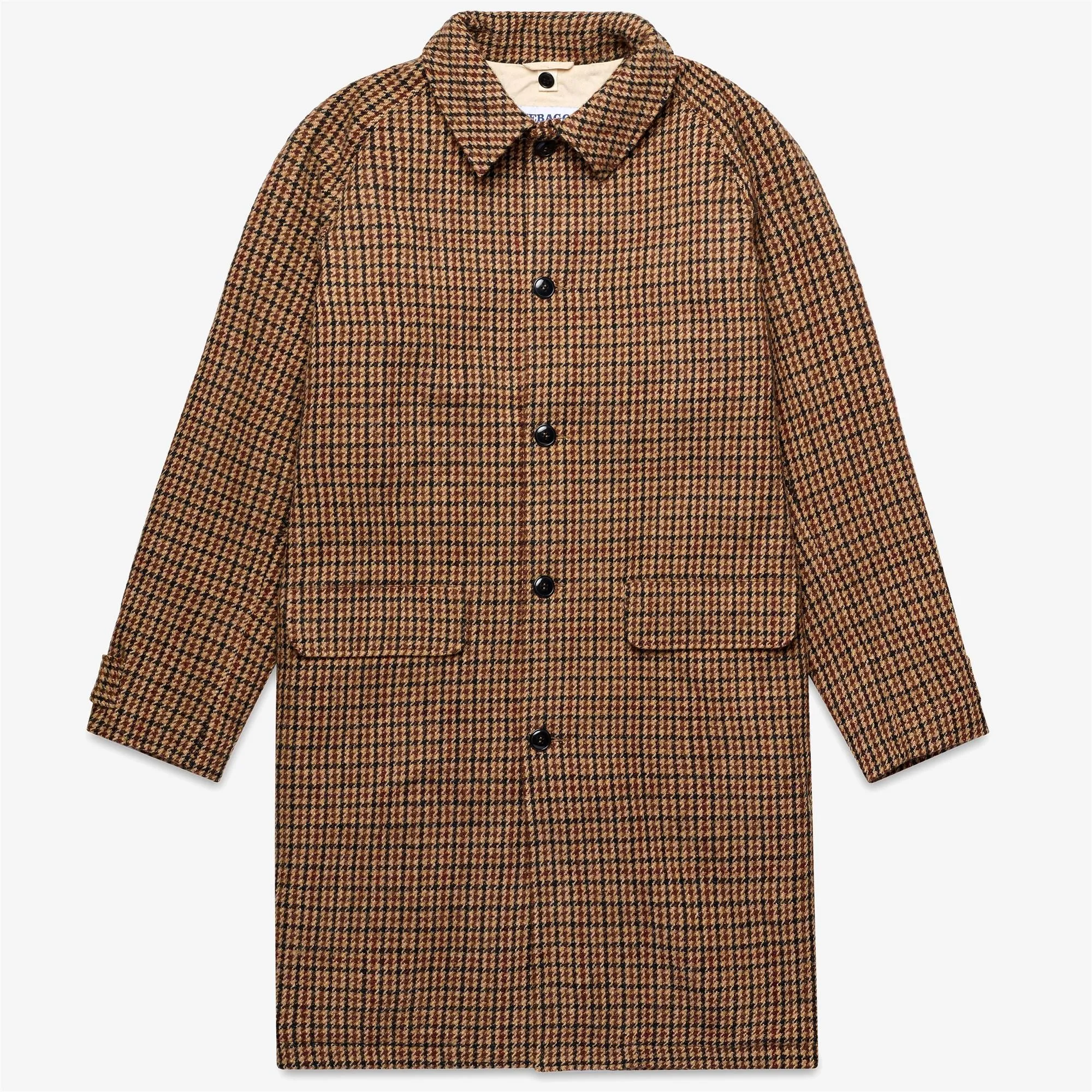 BEAM PIED DE POULE - Jackets - Coat - Unisex - BEIGE-BROWN-DK NAVY sold by Sebago