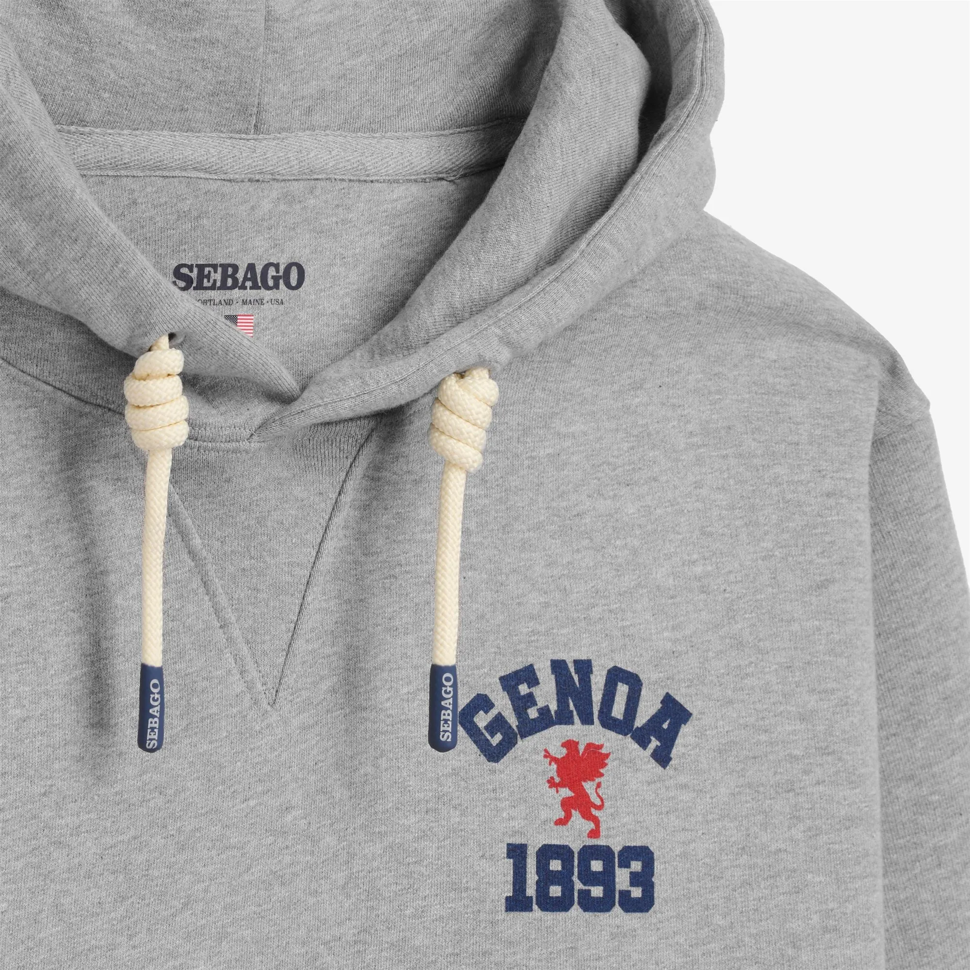 EBOWLINE GENOA - Fleece - Hoodie - Unisex - GREY MD MEL-GENOA 25/26 sold by Sebago product image thumbnail 3
