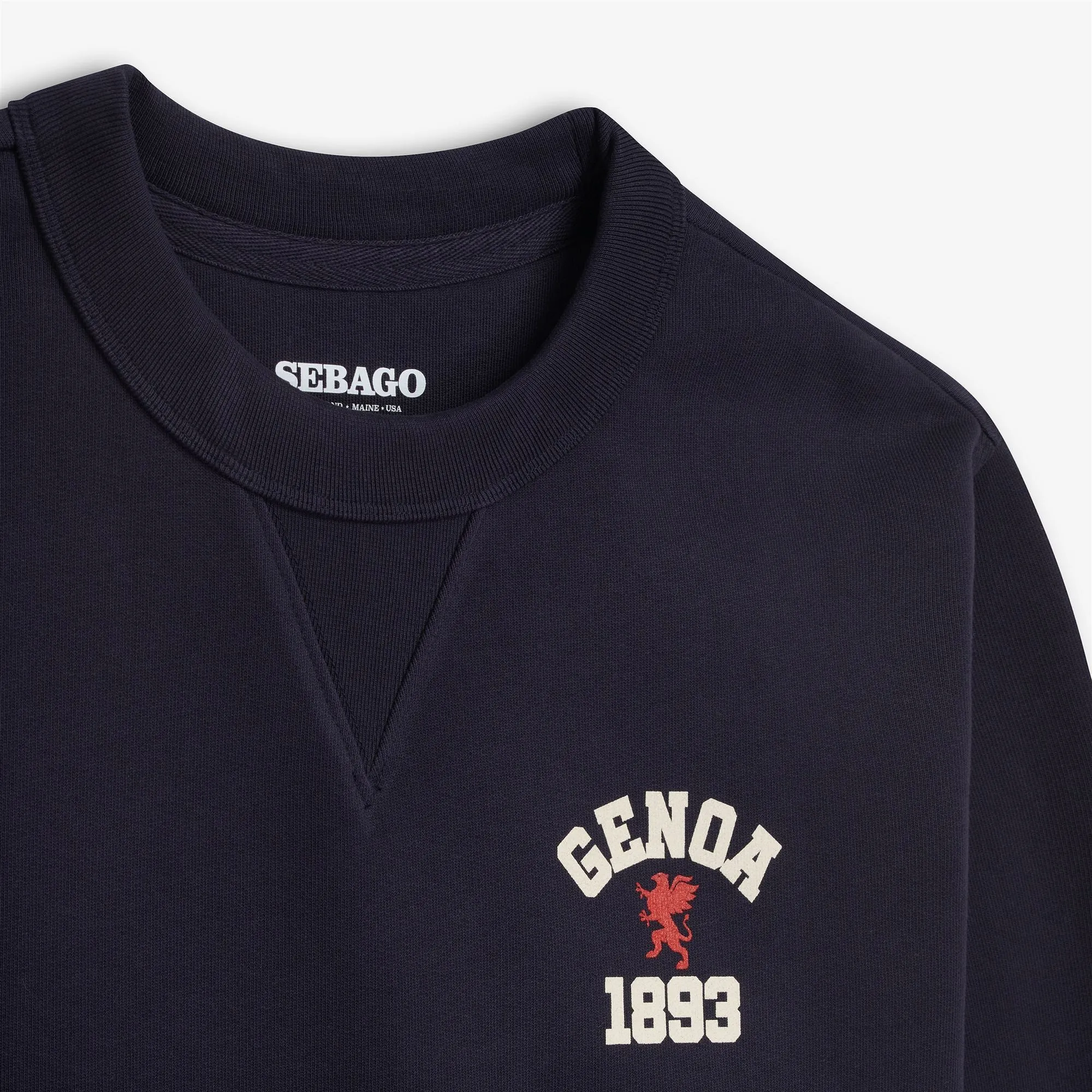 EBOWKNOT GENOA - Fleece - Crewneck - Unisex - BLUE MARINE-GENOA 25/26 sold by Sebago product image thumbnail 3