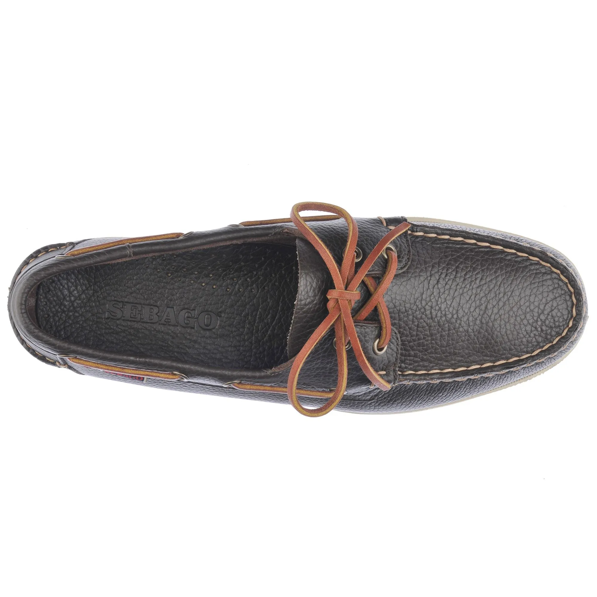 PORTLAND MARTELLATO - Docksides - Mocassin - Man - DK BROWN sold by Sebago product image thumbnail 4