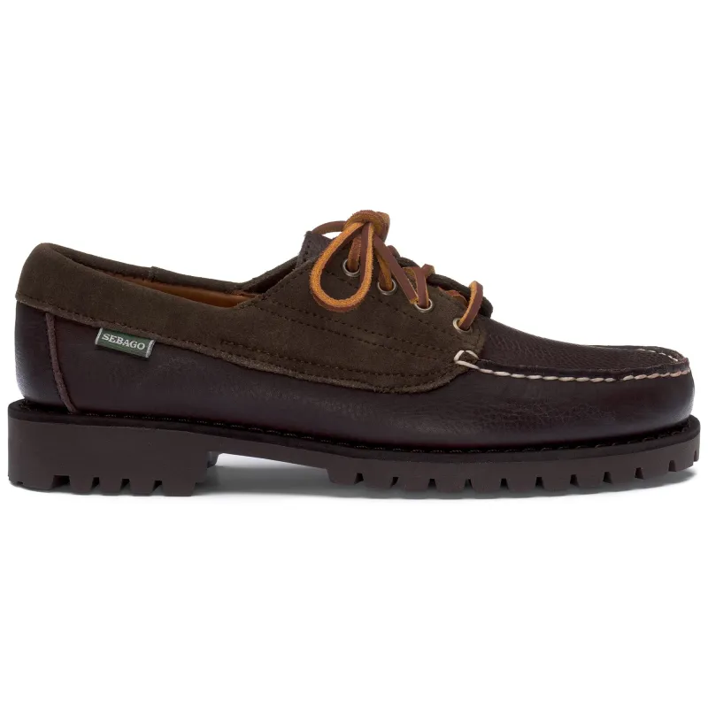 ASKOOK LUG SUEDE TUMB - Docksides - Moccasin - Man - DK BROWN-BROWN BRUNETTE sold by Sebago