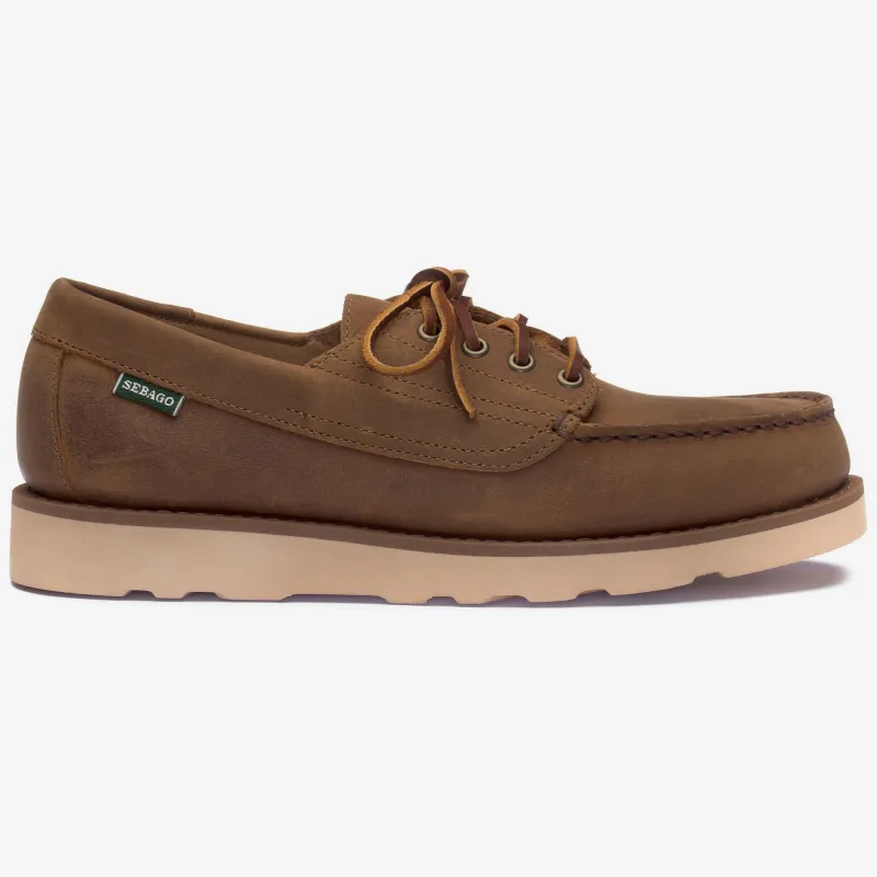 ASKOOKFIELD CRAZY HORSE - Docksides - Moccasin - Man - BROWN TAN made by Sebago