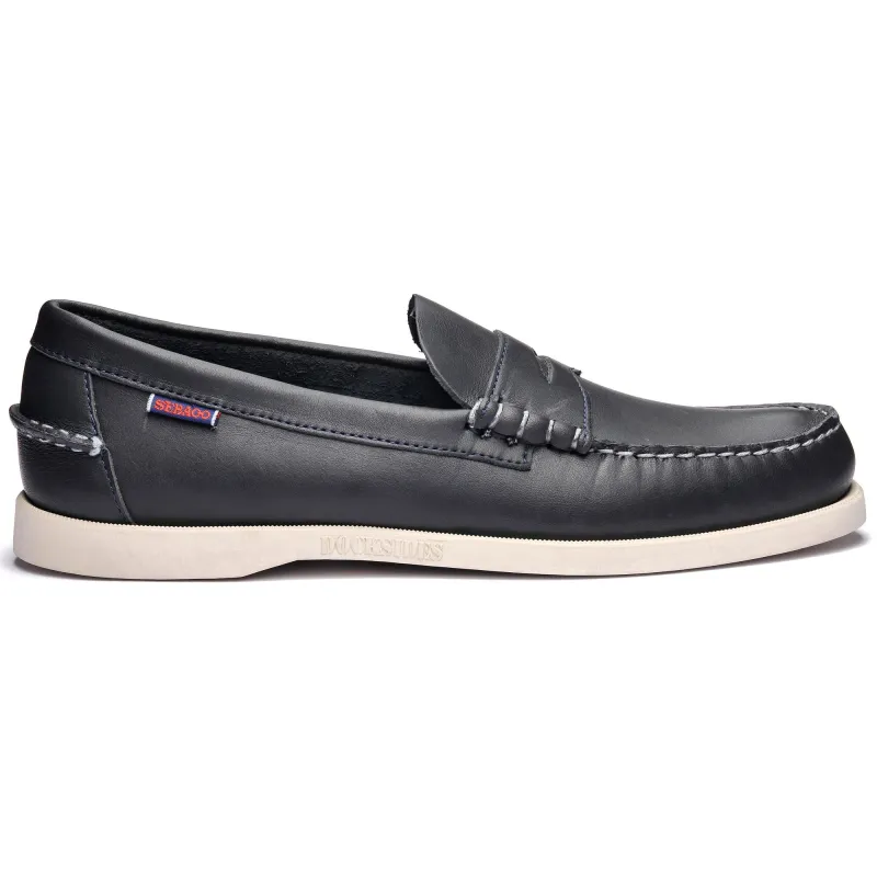 DOLPHIN - Docksides - Moccasin - Man - BLUE NAVY sold by Sebago