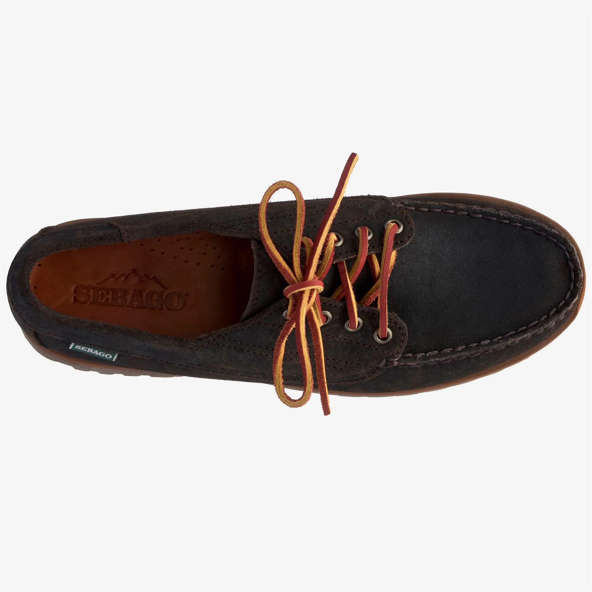 ASKOOK LUG SUEDE WAXED - Docksides - Moccasin - Man - DK BROWN sold by Sebago product image thumbnail 4
