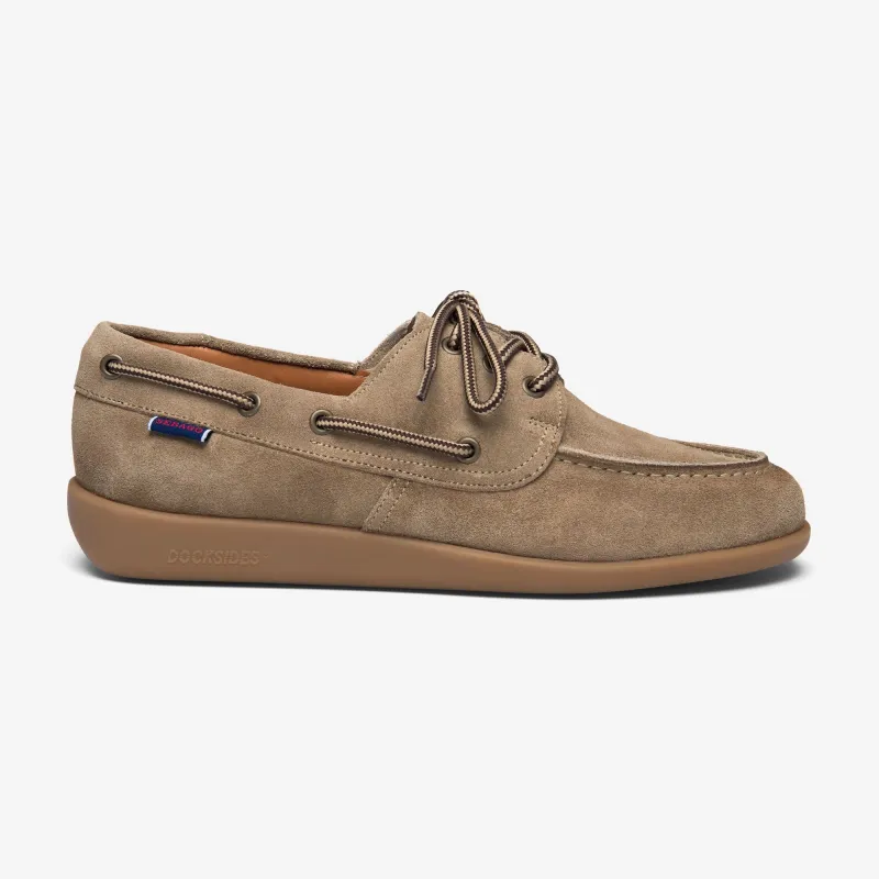 GARY JOBSON SUEDE - Moccasin - Loafers - Man - Grey taupe made by Sebago