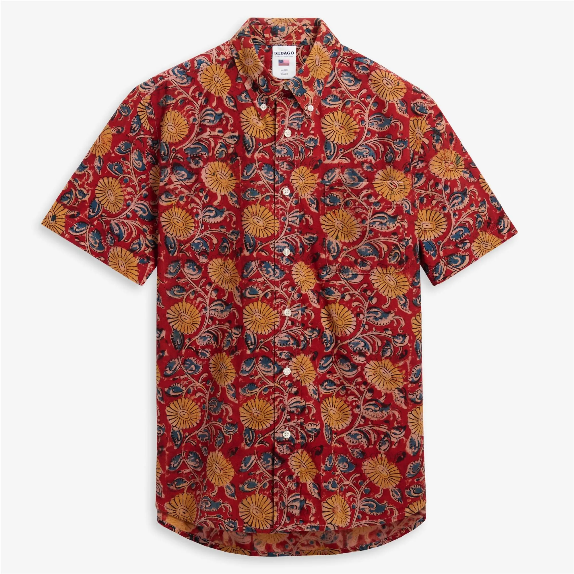 MUDDYRIVER - SHIRTS - Casual - Unisex - FANCY RED-YELLOW-BLUE sold by Sebago