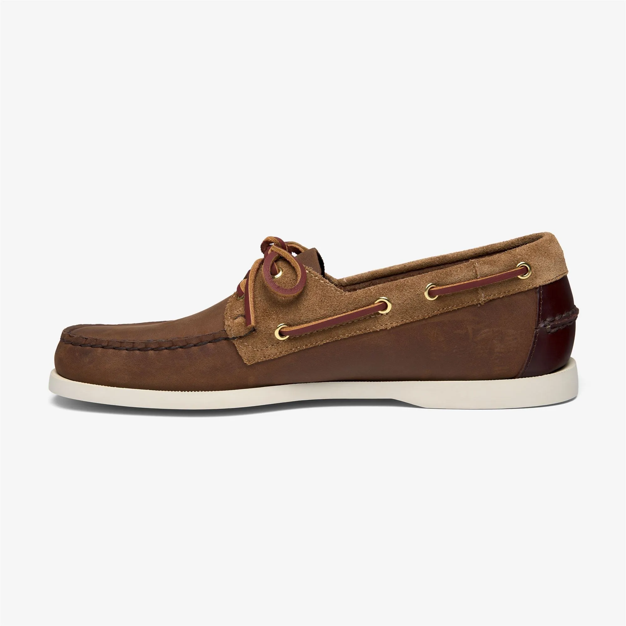DOCKSIDES PORTLAND MIXED - Docksides - Mocassin - Man - BROWN-BROWN TAN sold by Sebago product image thumbnail 3