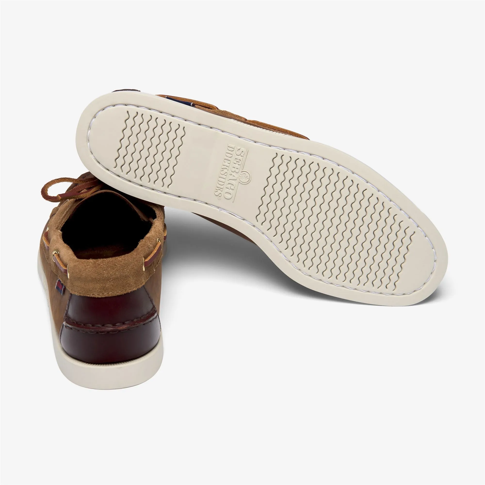 DOCKSIDES PORTLAND MIXED - Docksides - Mocassin - Man - BROWN-BROWN TAN sold by Sebago product image thumbnail 4