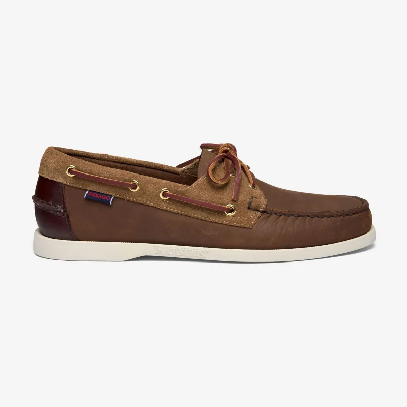 DOCKSIDES PORTLAND MIXED - Docksides - Mocassin - Man - BROWN-BROWN TAN sold by Sebago