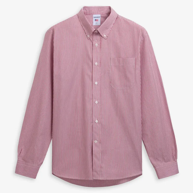 SHEEPSCOT - SHIRTS - CLASSIC - Unisex - RED-WHITE made by Sebago