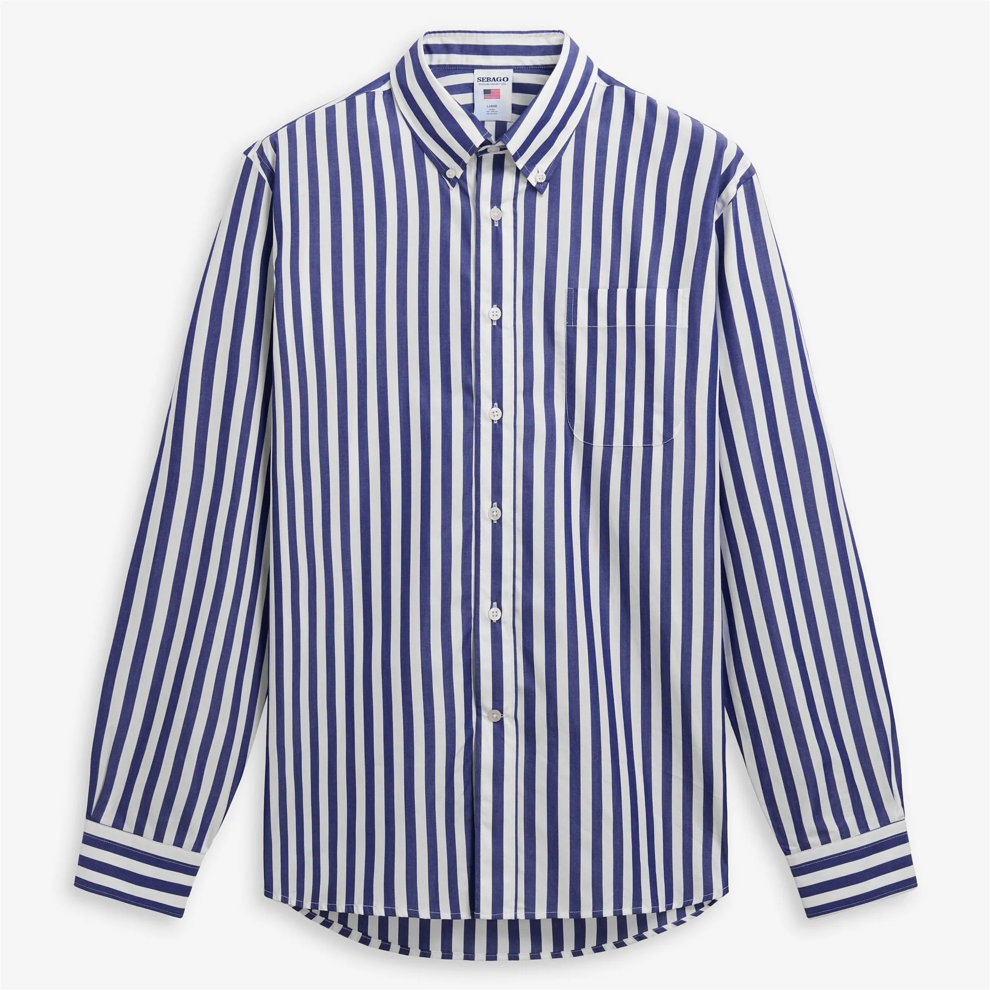 NEZINSCOT - SHIRTS - CLASSIC - Unisex - NAVY BLUE-WHITE sold by Sebago