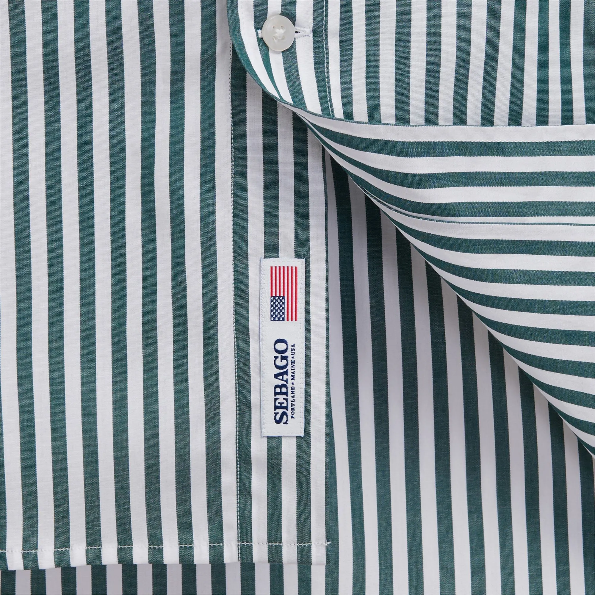 OAKLAND POP - SHIRTS - CLASSIC - Unisex - GREEN-WHITE sold by Sebago product image thumbnail 3