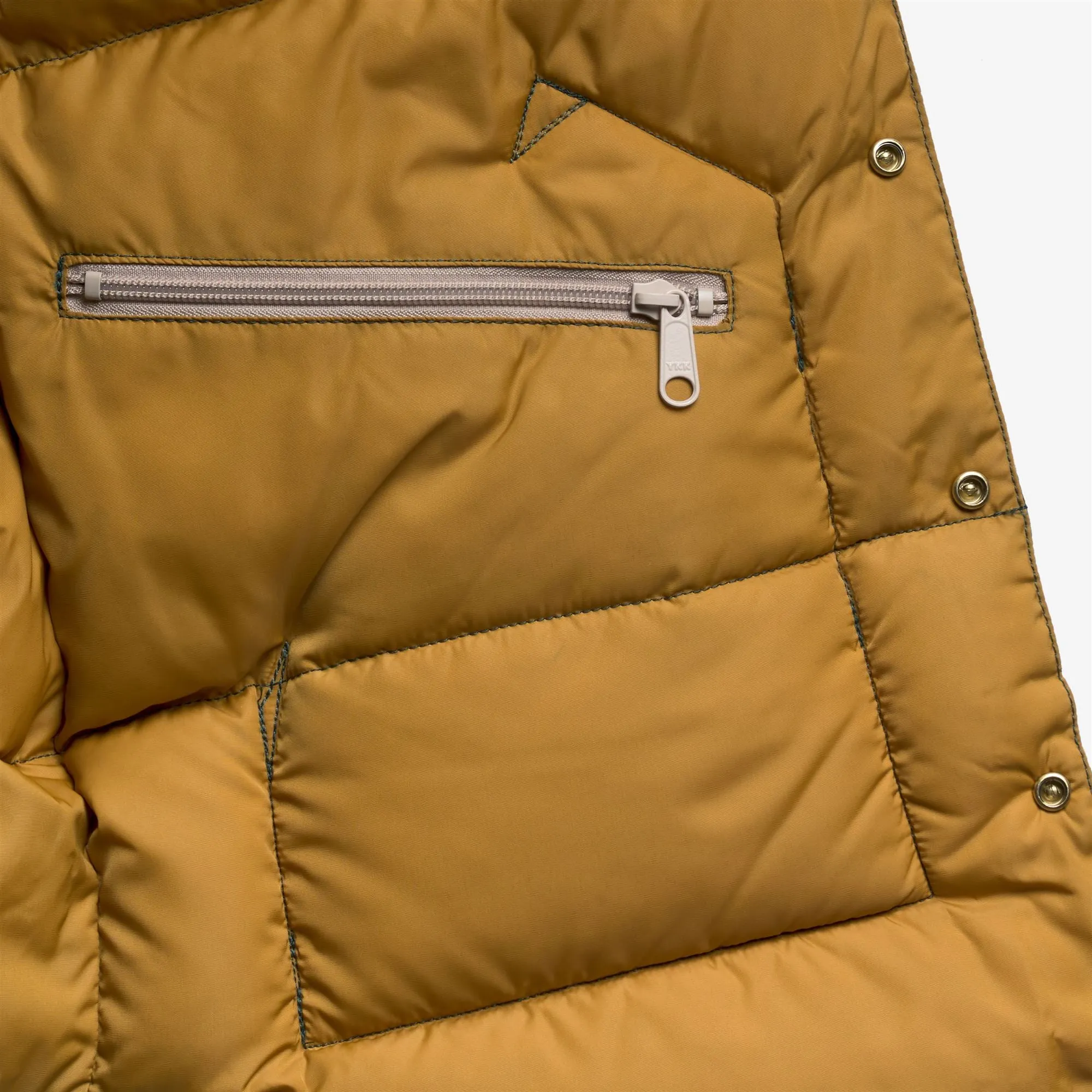 DOWN VEST - Jackets - Vest - Unisex - PINE GREEN- MASTARD YELLOW sold by Sebago product image thumbnail 3