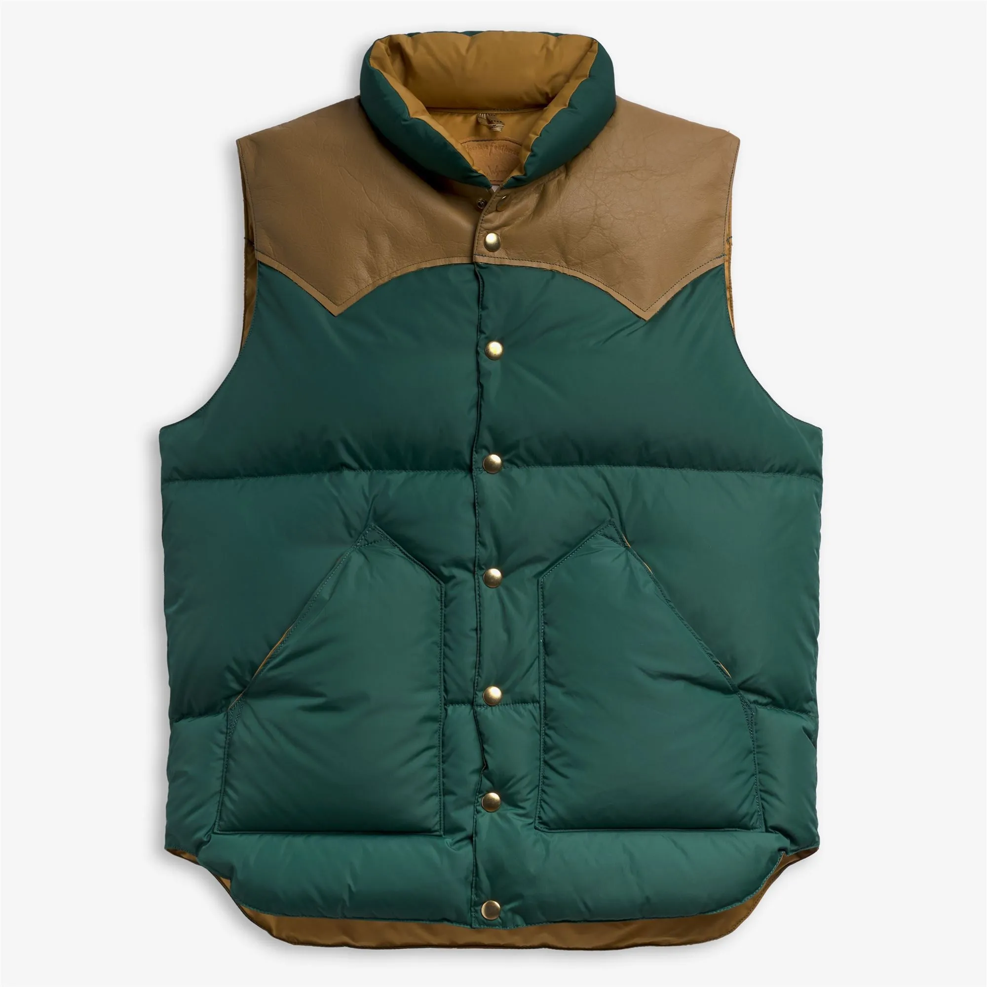 DOWN VEST - Jackets - Vest - Unisex - PINE GREEN- MASTARD YELLOW sold by Sebago