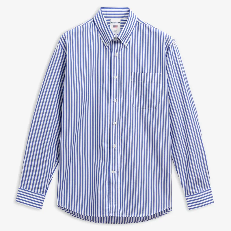 OAKLAND POP - SHIRTS - CLASSIC - Unisex - ROYAL BLUE-WHITE made by Sebago