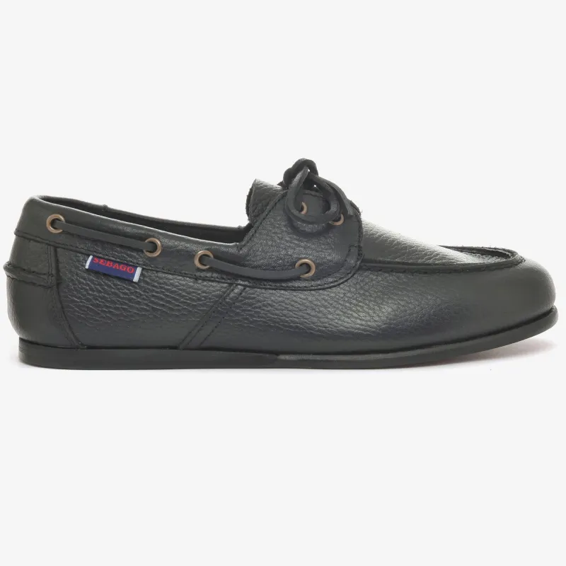 OWEN TUMBLED WOMAN - Docksides - Mocassin - Woman - Black sold by Sebago