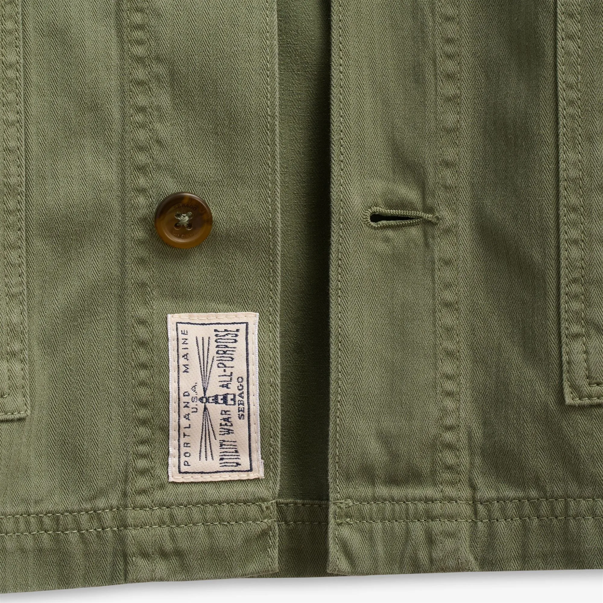 DORR HERRINGBONE - Jackets - Jacket - Unisex - GREEN LICHEN sold by Sebago product image thumbnail 3