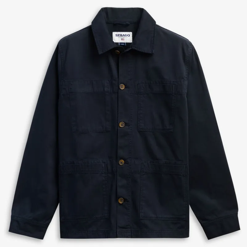 DORR HERRINGBONE - Jackets - Jacket - Unisex - BLUE DK made by Sebago