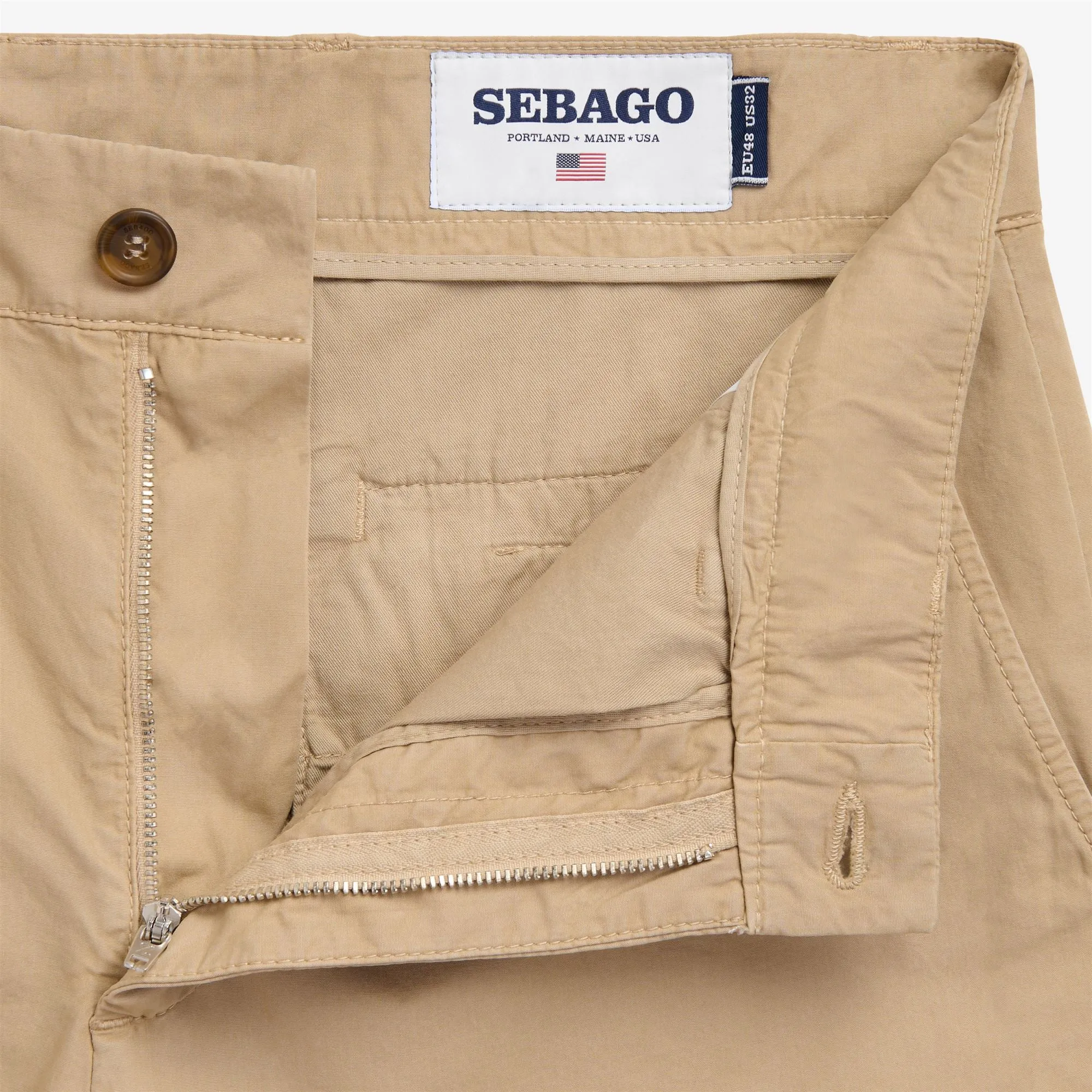 SASANOA - Pants - Chino - Man - Beige Laurel sold by Sebago product image thumbnail 3