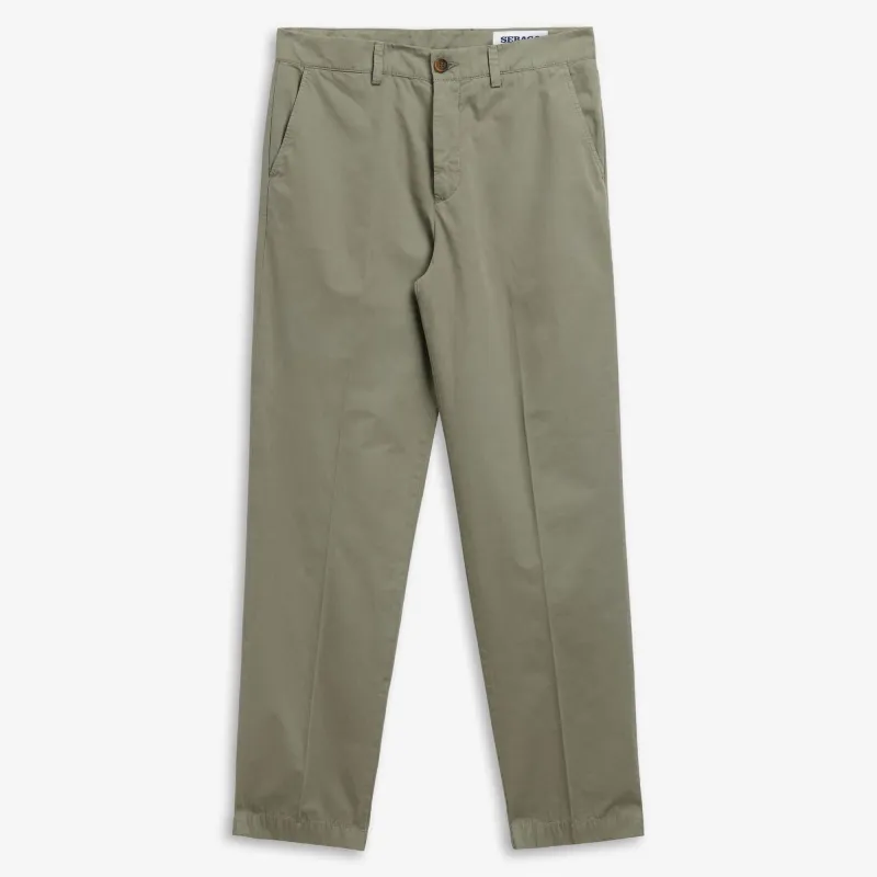 SASANOA - Pants - Chino - Man - Green Lichen sold by Sebago