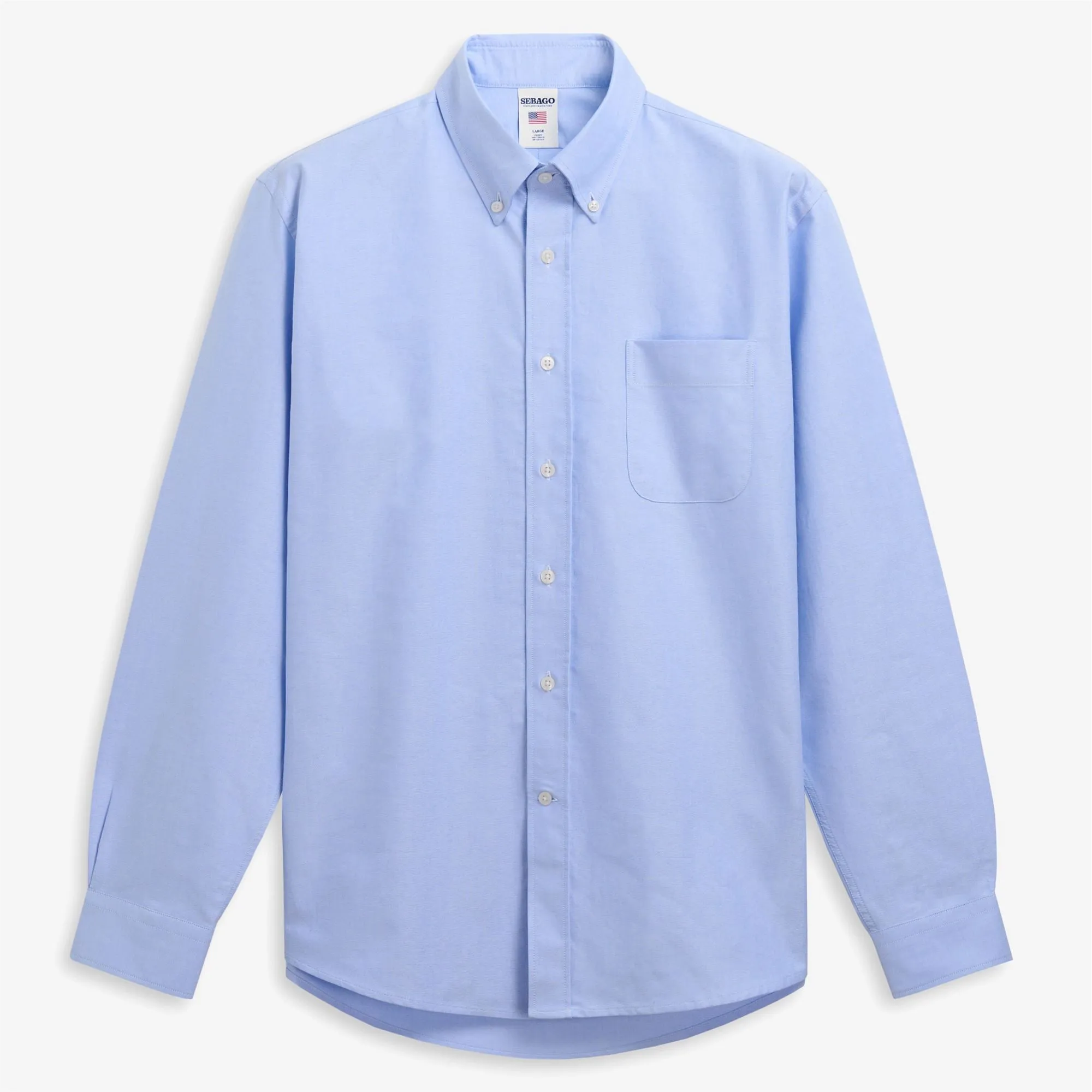 WHALEBACK OX - SHIRTS - Oxford - Unisex - AZURE IBIZA sold by Sebago