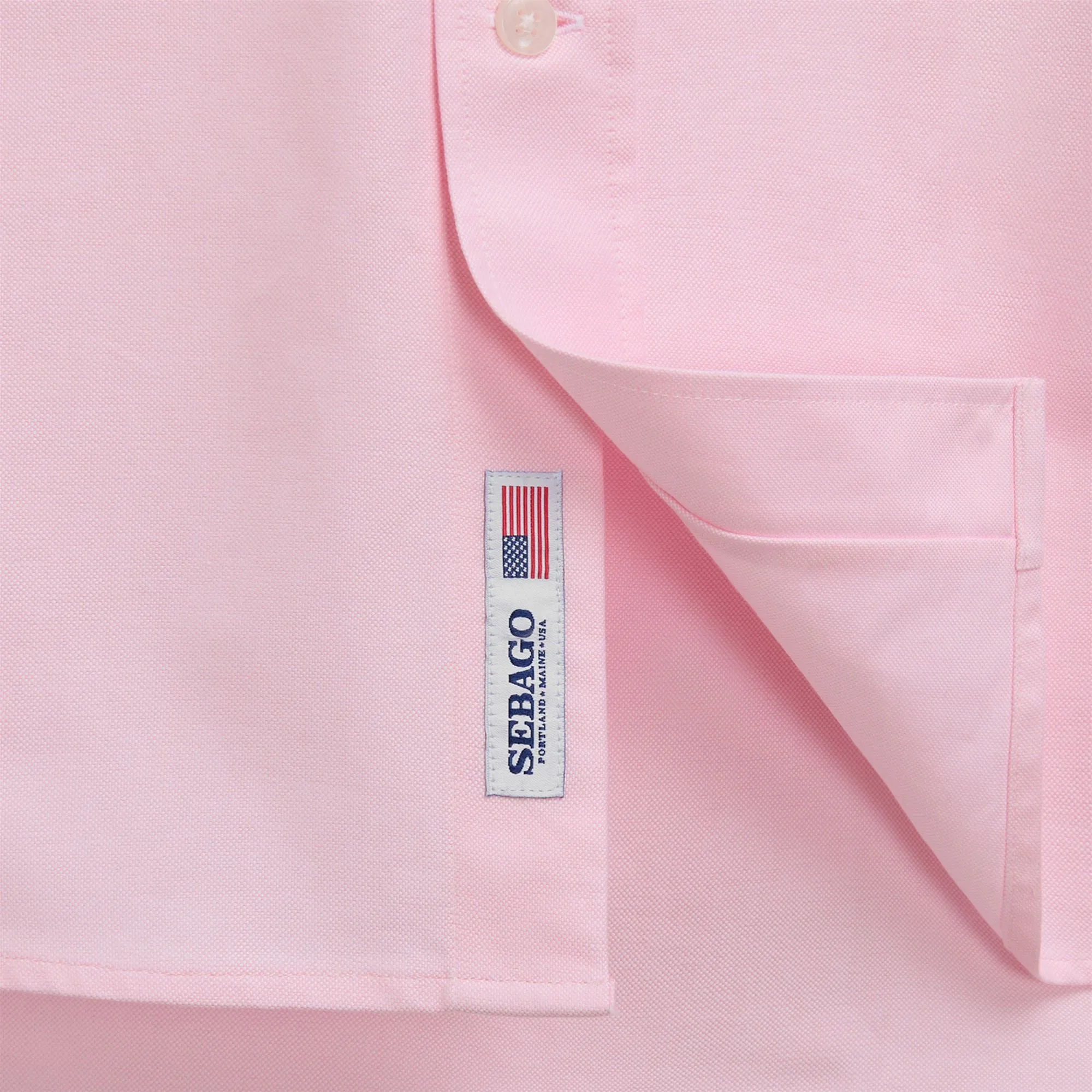 WHALEBACK OX - SHIRTS - Oxford - Unisex - PINK ISH sold by Sebago product image thumbnail 3