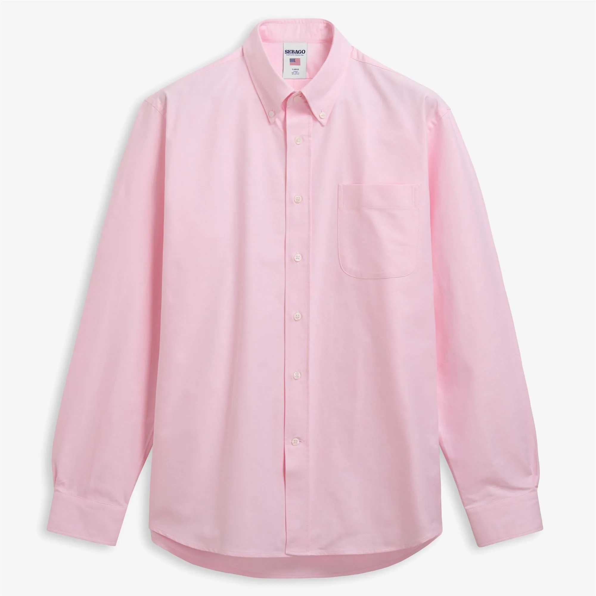 WHALEBACK OX - SHIRTS - Oxford - Unisex - PINK ISH sold by Sebago