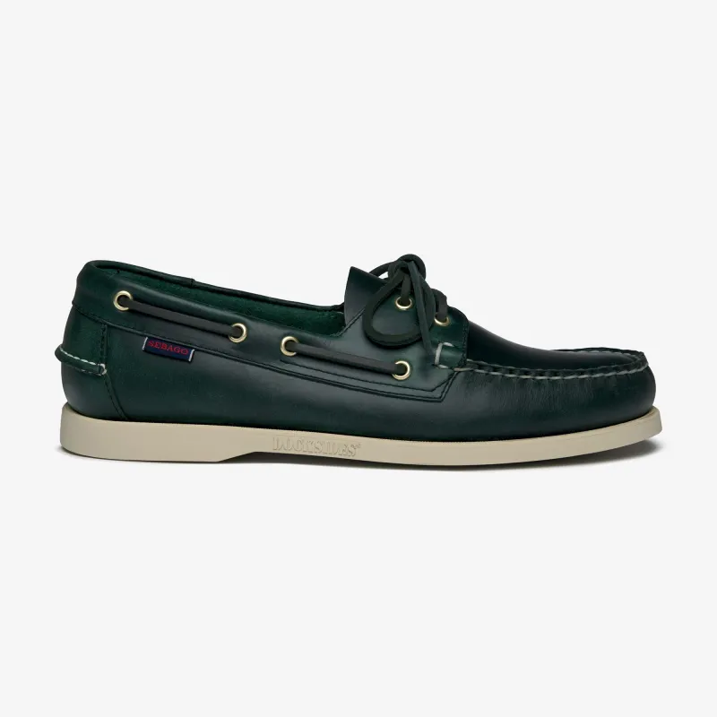 DOCKSIDES PORTLAND WAXED - Docksides - Mocassin - Man - GREEN FOREST sold by Sebago