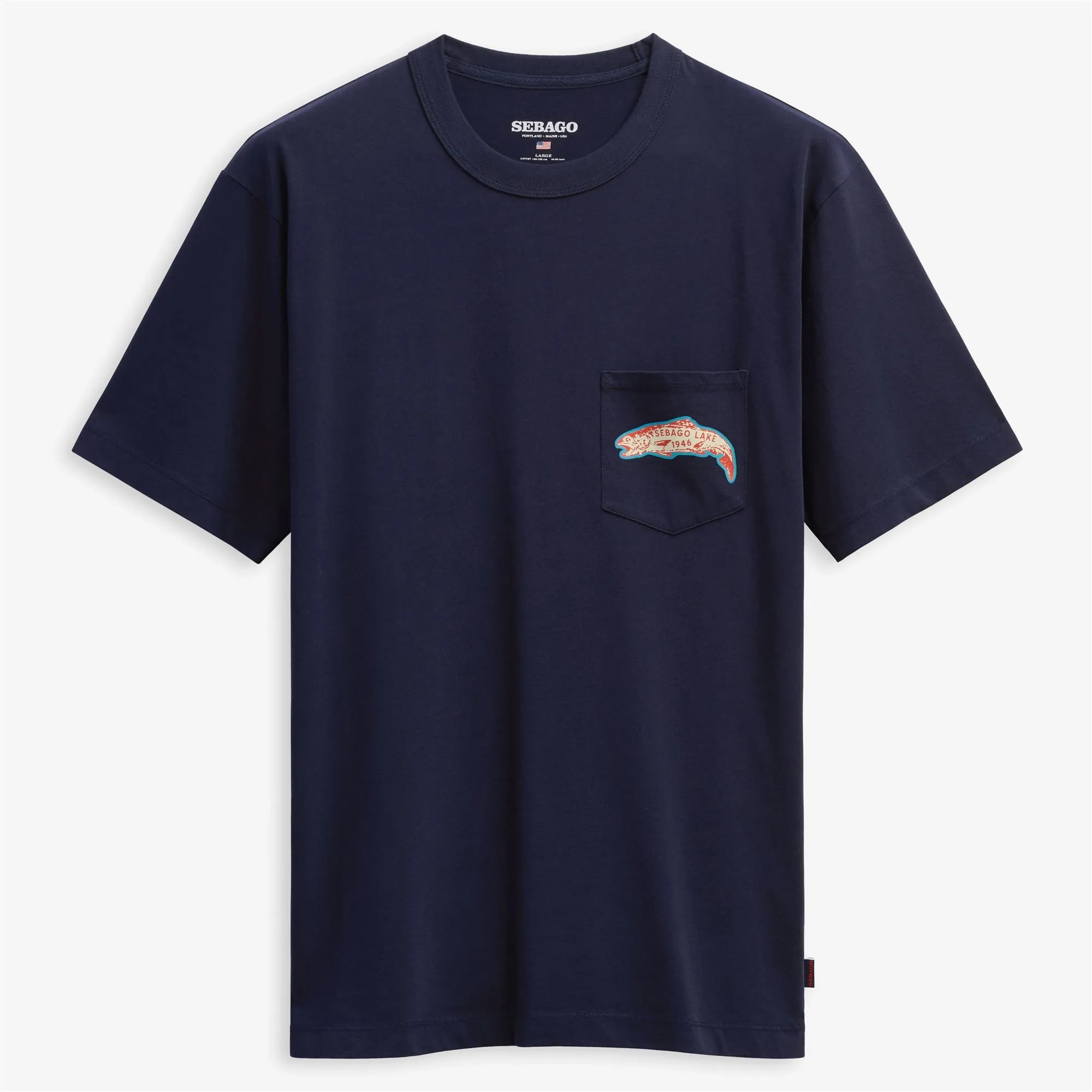 EASTLAKE - T-ShirtsTop - T-Shirt - Unisex - BLUE DK sold by Sebago