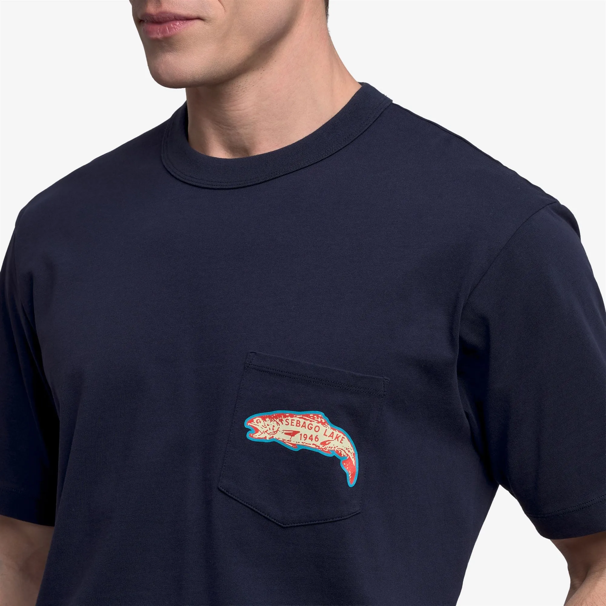 EASTLAKE - T-ShirtsTop - T-Shirt - Unisex - BLUE DK sold by Sebago product image thumbnail 5