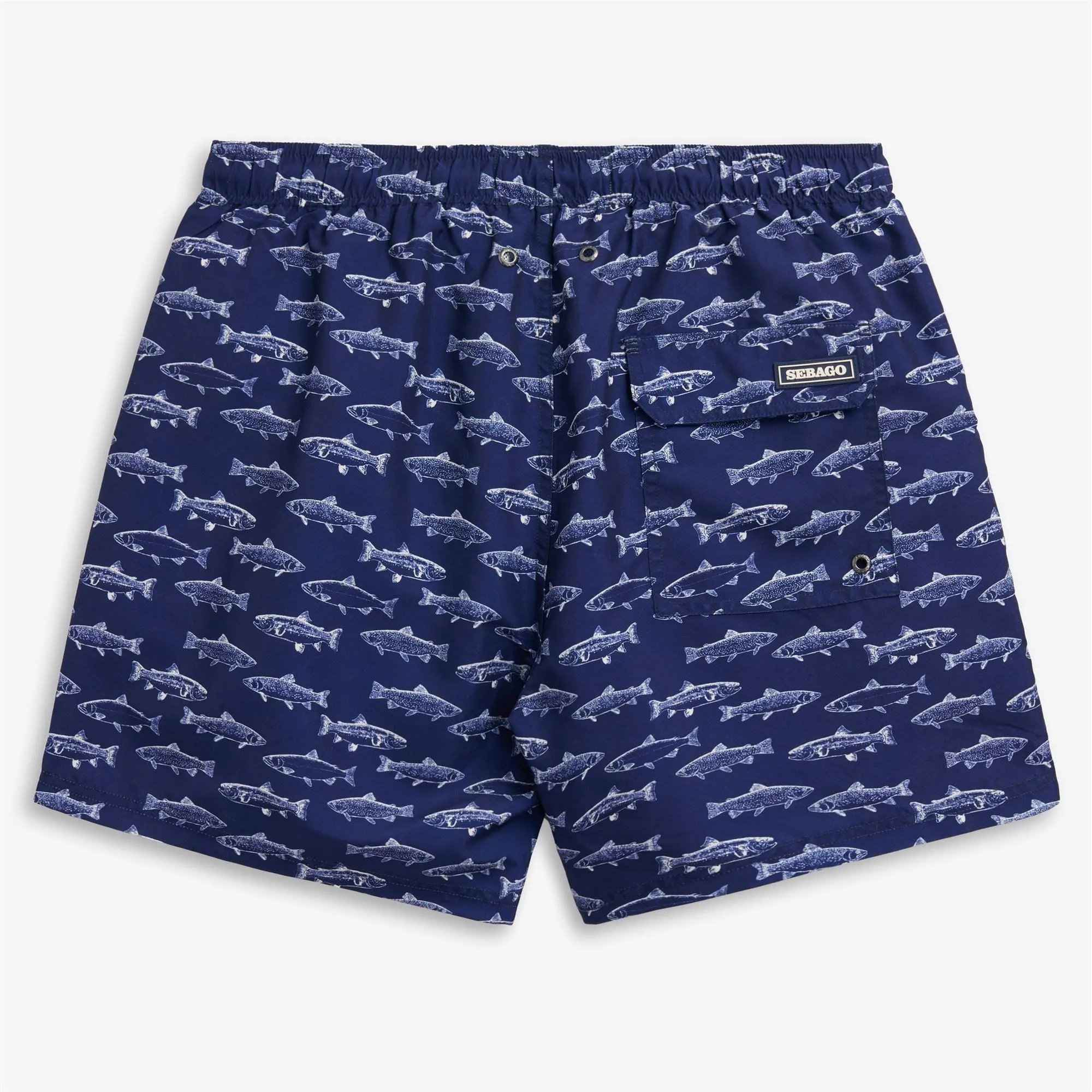 SANDBEACH - Bathing Suits - Swimming Trunks - Man - FANCY FISH NAVY BLUE sold by Sebago product image thumbnail 2