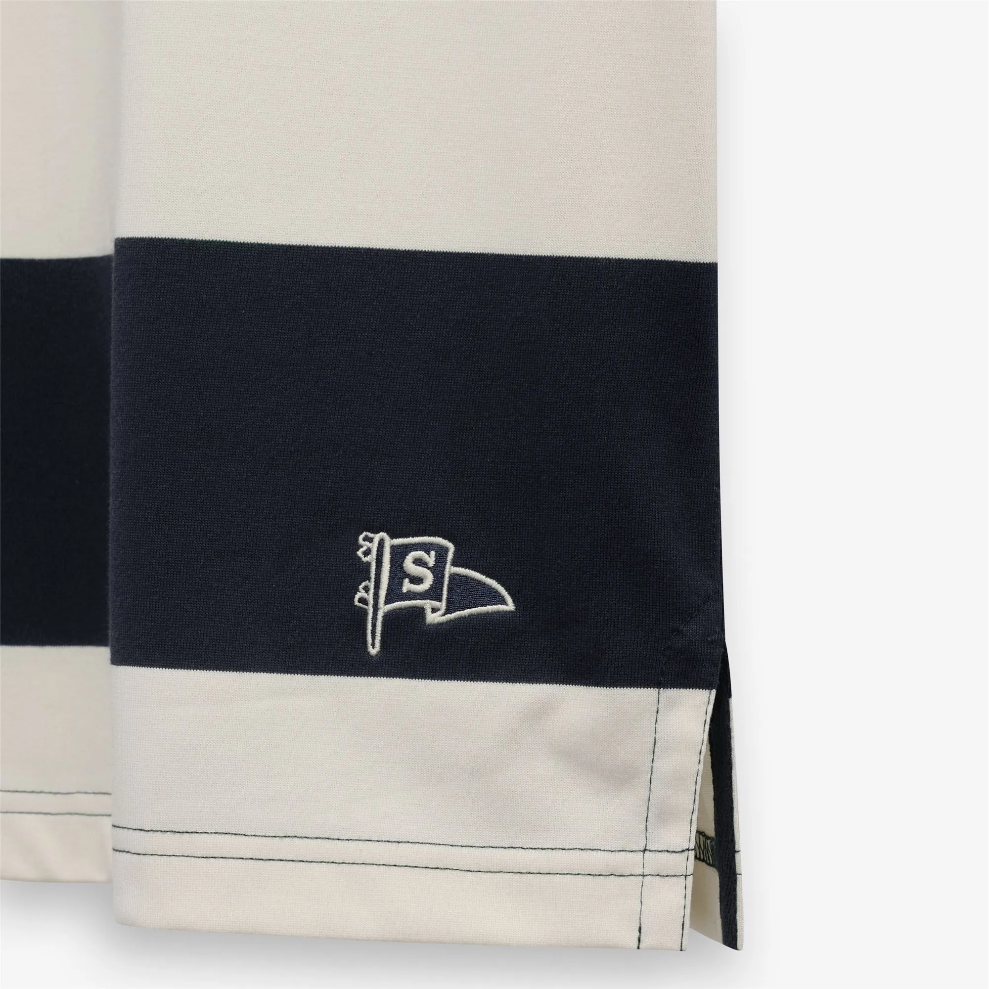 CAMPBELL SS - Polo Shirts - Polo - Unisex - WHITE NATURAL-BLUE sold by Sebago product image thumbnail 4