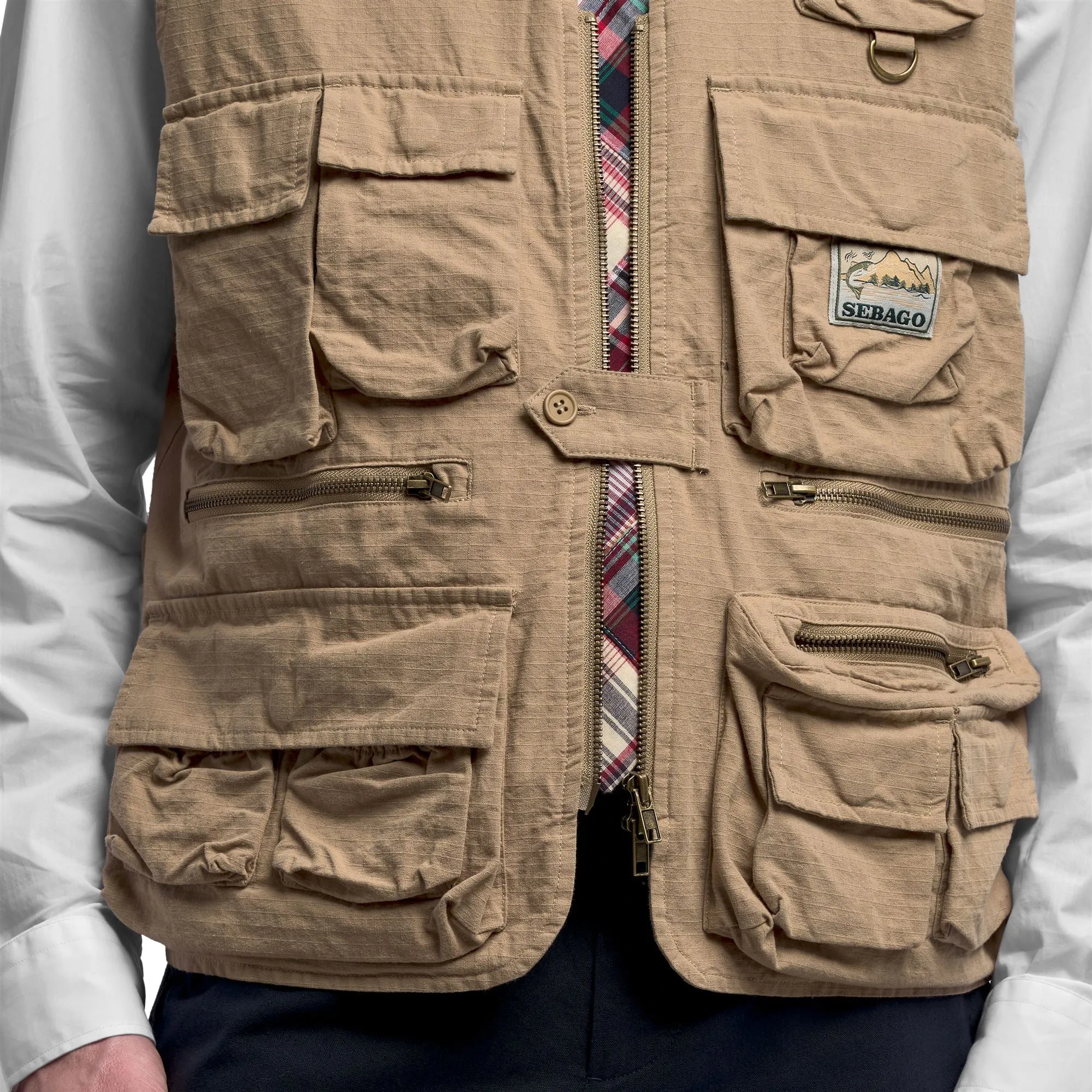 DOWNEASTER - Jackets - Vest - Unisex - BEIGE STARFISH sold by Sebago product image thumbnail 3