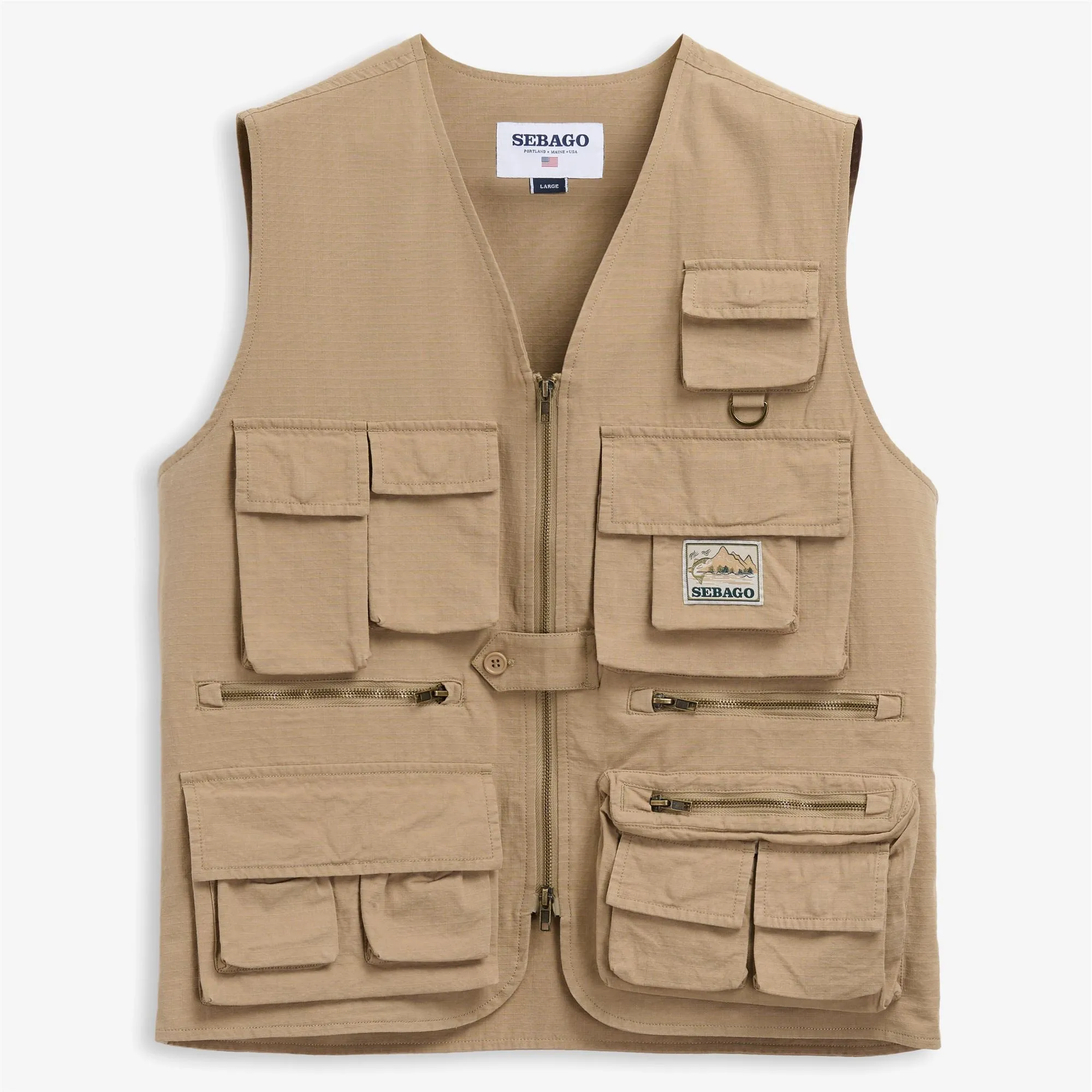 DOWNEASTER - Jackets - Vest - Unisex - BEIGE STARFISH sold by Sebago