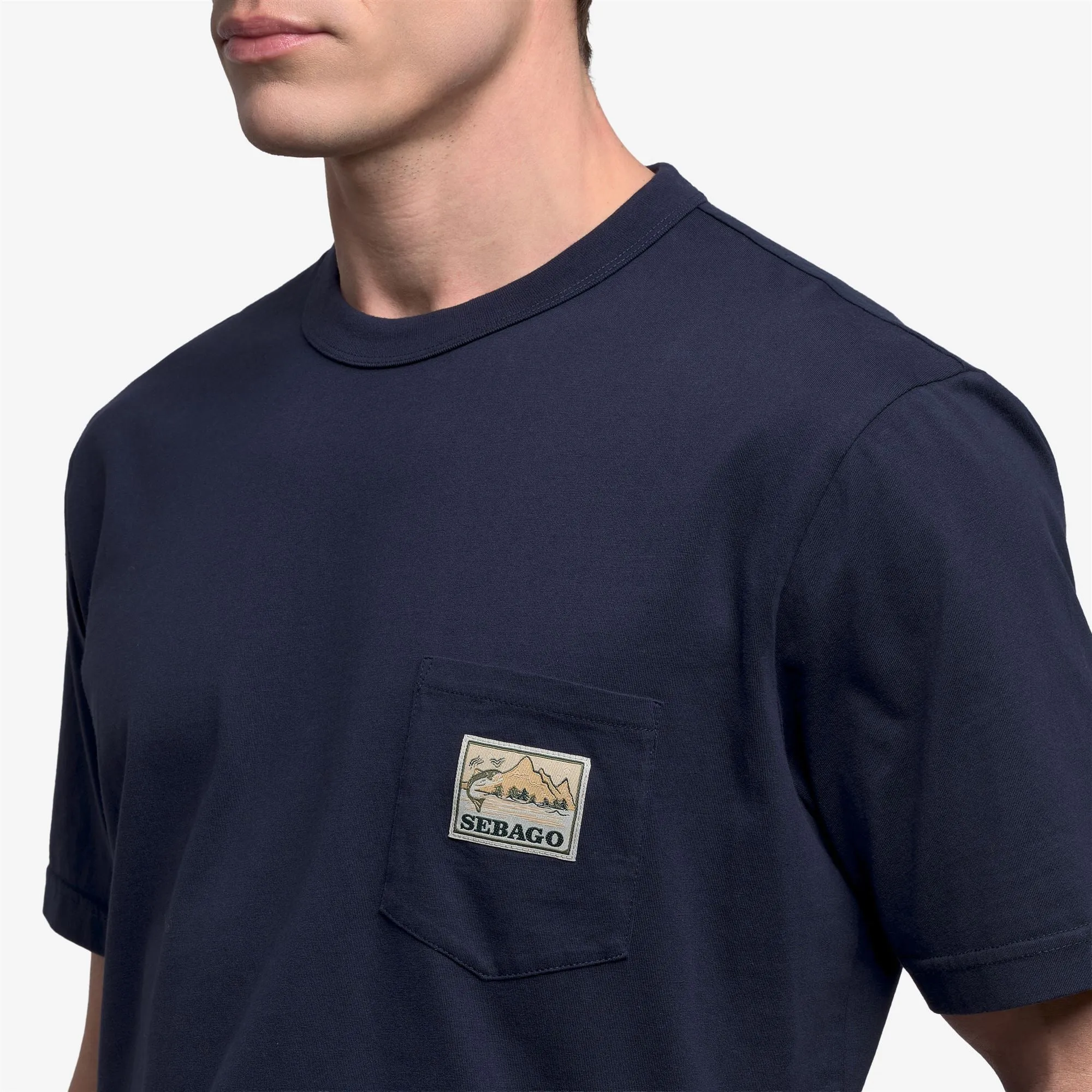 UNIONRIVER - T-ShirtsTop - T-Shirt - Unisex - BLUE DK sold by Sebago product image thumbnail 5