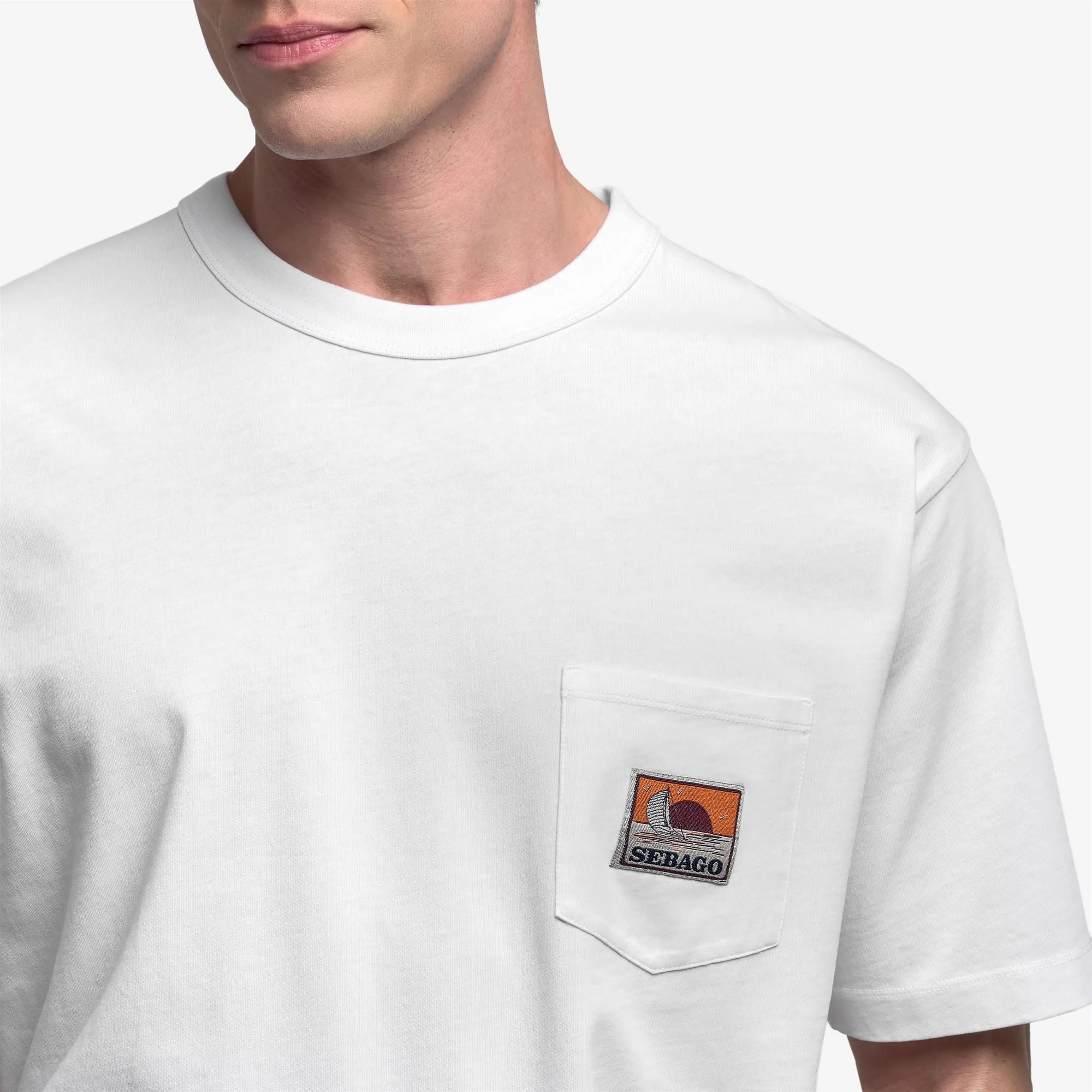 ROCKYCOAST - T-ShirtsTop - T-Shirt - Unisex - WHITE sold by Sebago product image thumbnail 5