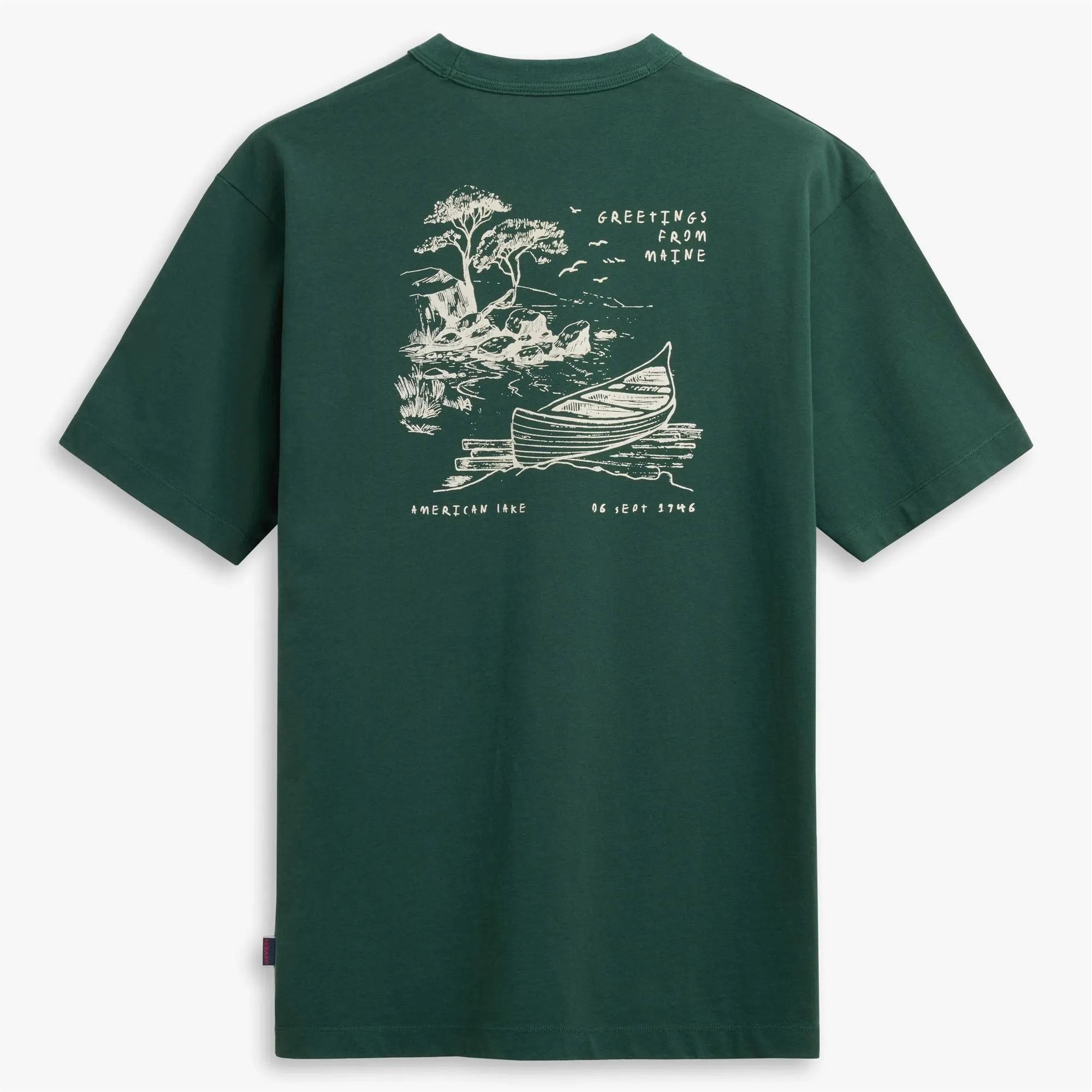 WYMANLAKE - T-ShirtsTop - T-Shirt - Unisex - GREEN BISTRO sold by Sebago product image thumbnail 2